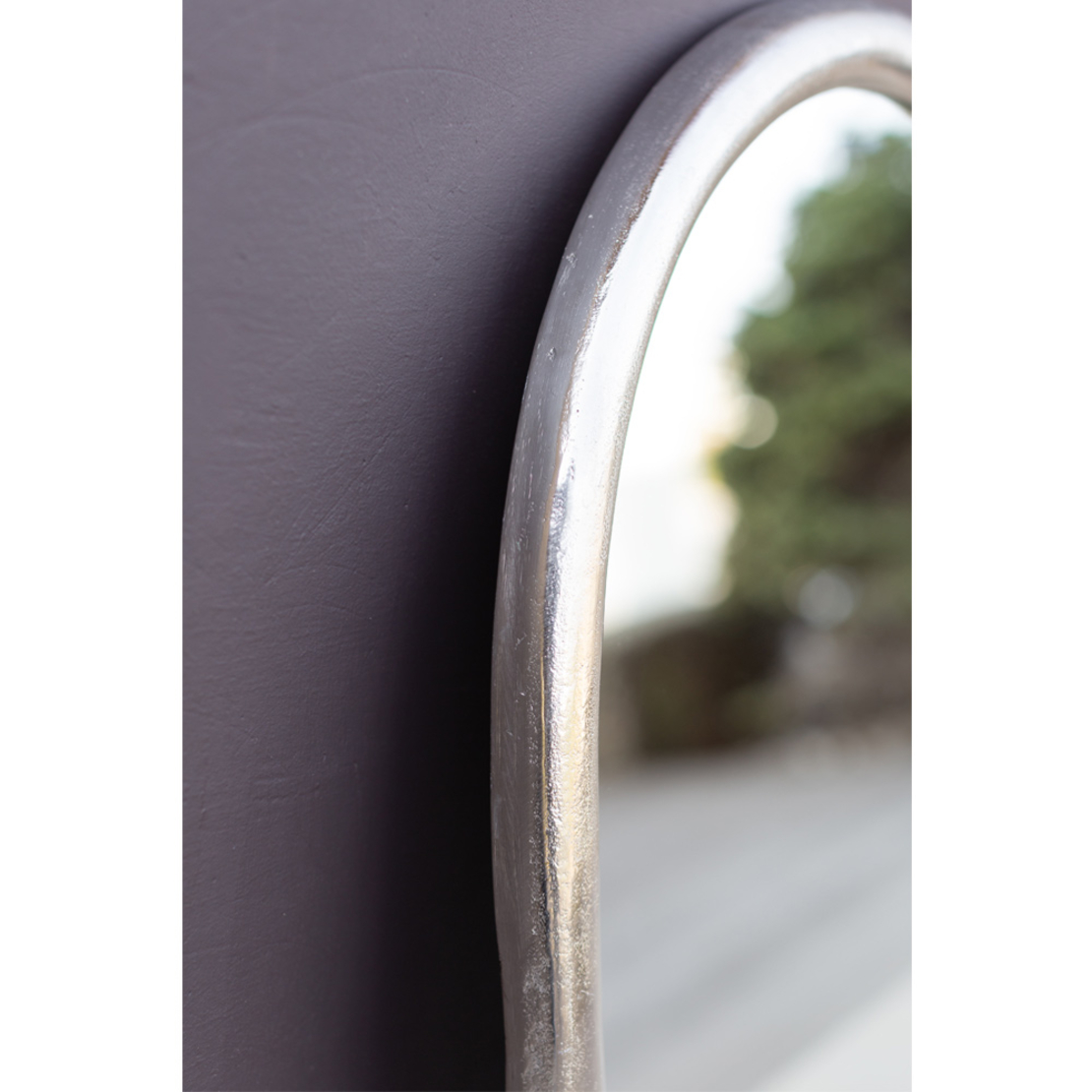 LISCIO MIRROR WALL ALUMINIUM SILVER MAT 71x4xH53cm IN