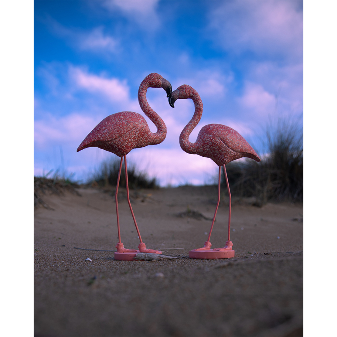 ROSEUS DECO FLAMINGO POLYRESIN PINK 24x12xH46cm PR