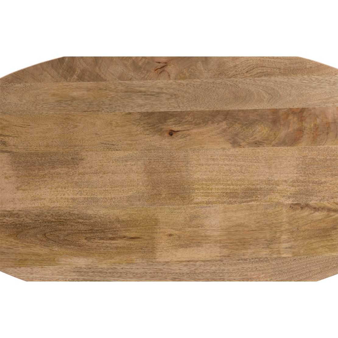 SKORPIO COFFEE TABLE WOOD MANGO WALNUT METAL BLACK 120x60xH45cm IN