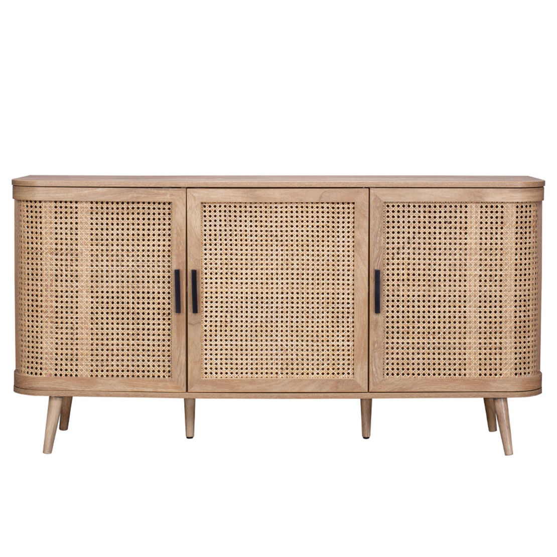 MONMARTE SIDEBOARD CHIPBOARD WITH MELAMINE CARTA NATURAL 150x39xH77cm E1 PRC