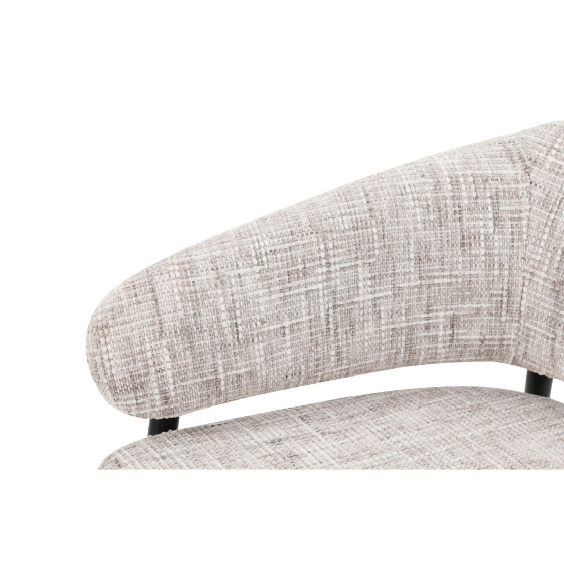 MORITZ ARMCHAIR FABRIC BEIGE METAL BLACK E1 PRC