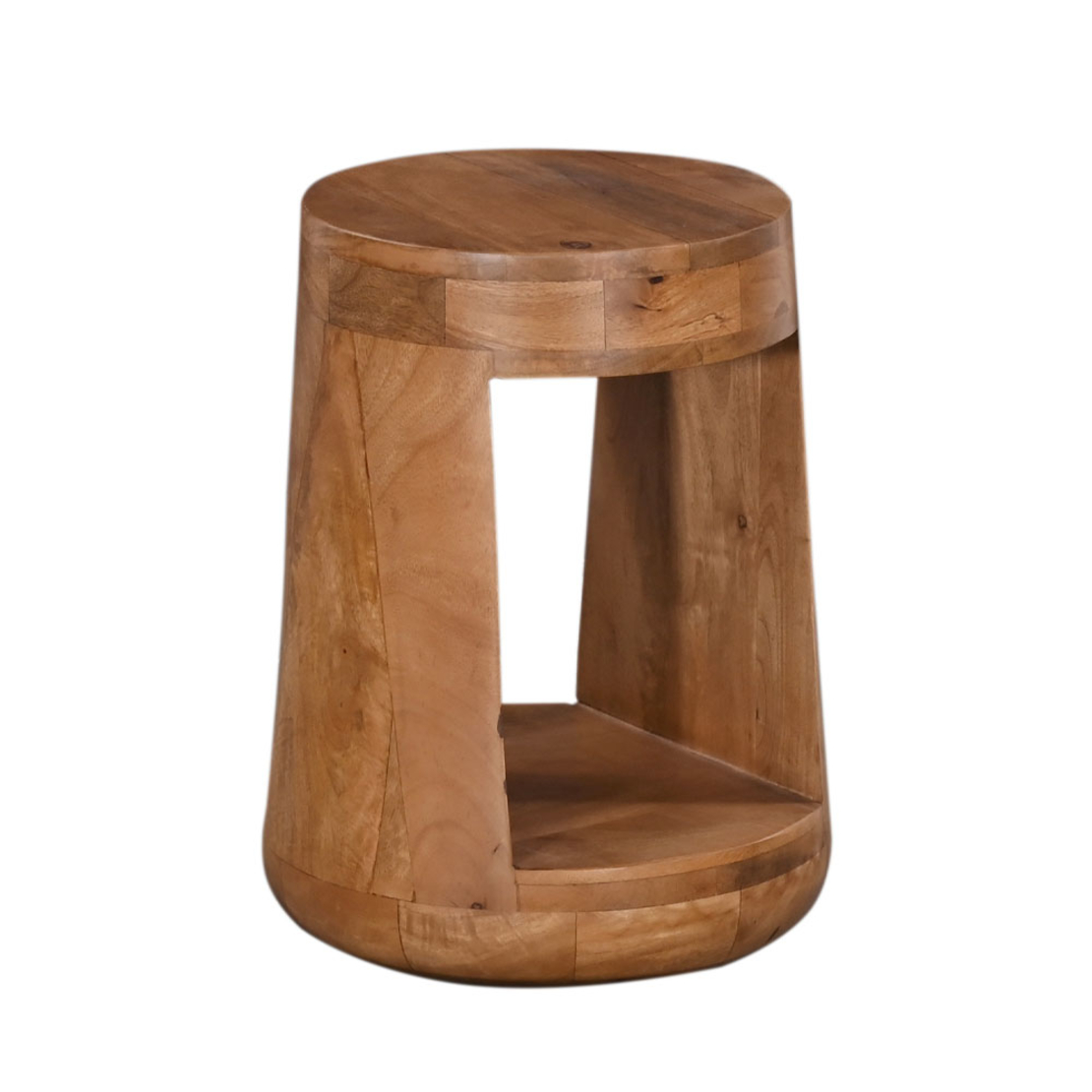 GATE SIDE TABLE WOOD MANGO NATURAL 34x34xH46cm IN