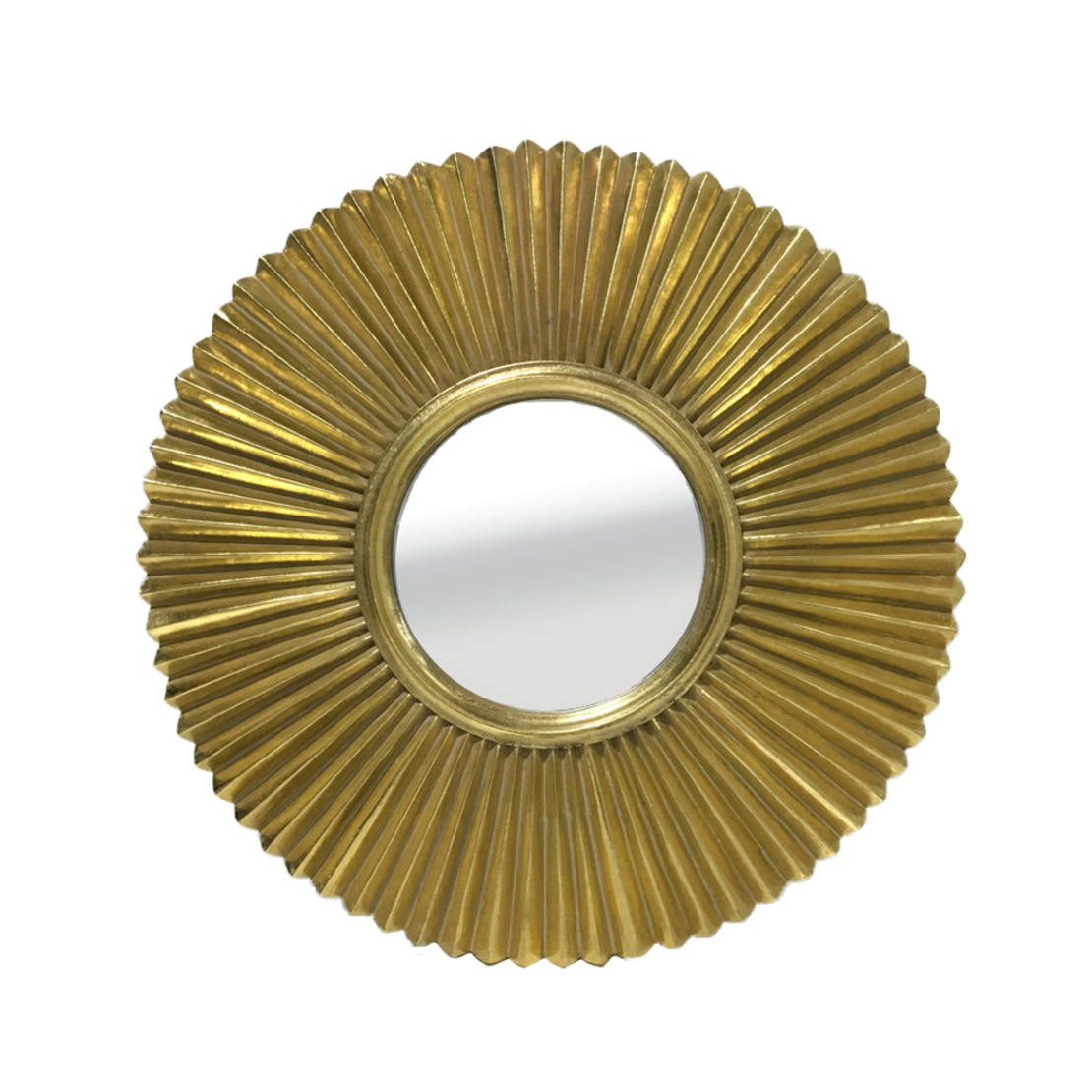 SOL MIRROR WALL POLYRESIN GOLD ANTIQUE 50x50x3,5cm PRC