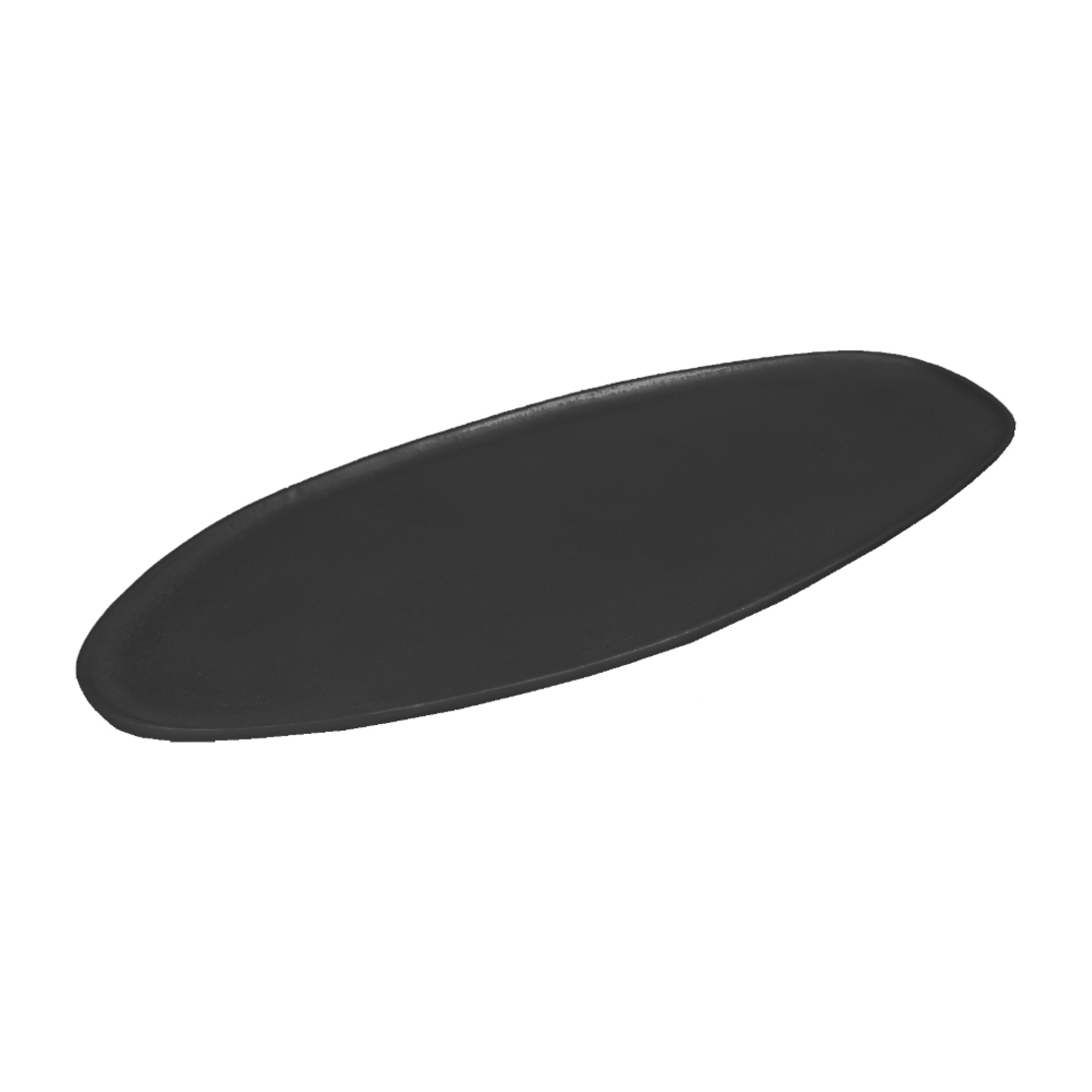 MANDY TRAY ALUMINIUM BLACK MATTE 59x27xH1cm IN