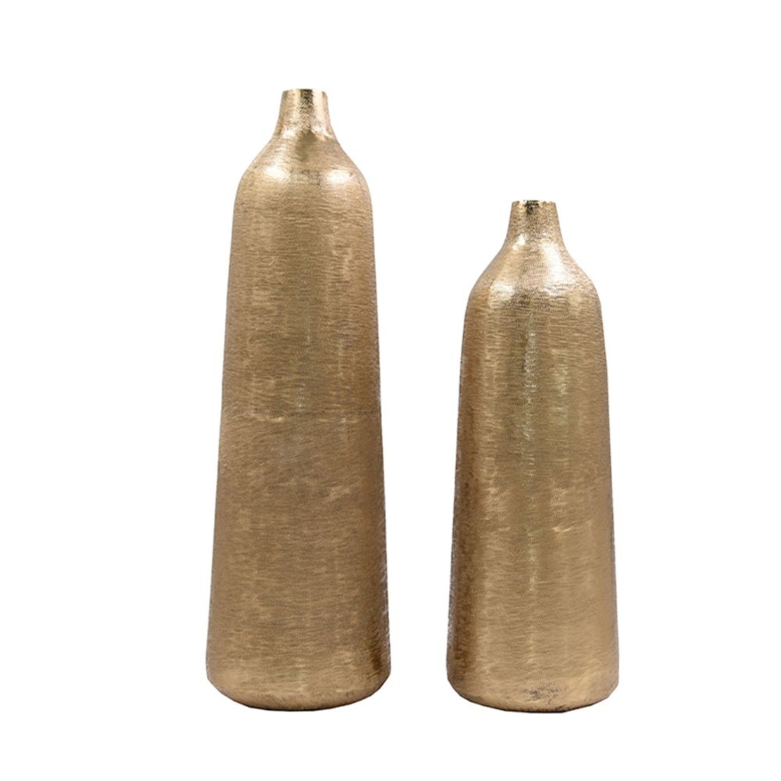 BOTELLA VASE ALUMINIUM GOLD 15x15xH51cm IN