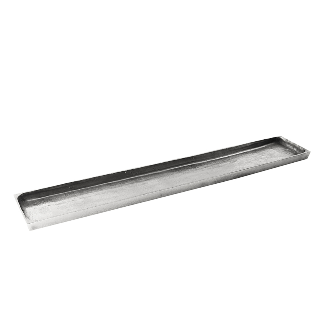 STELLA TRAY ALUMINIUM SILVER 79x13xH3cm IN