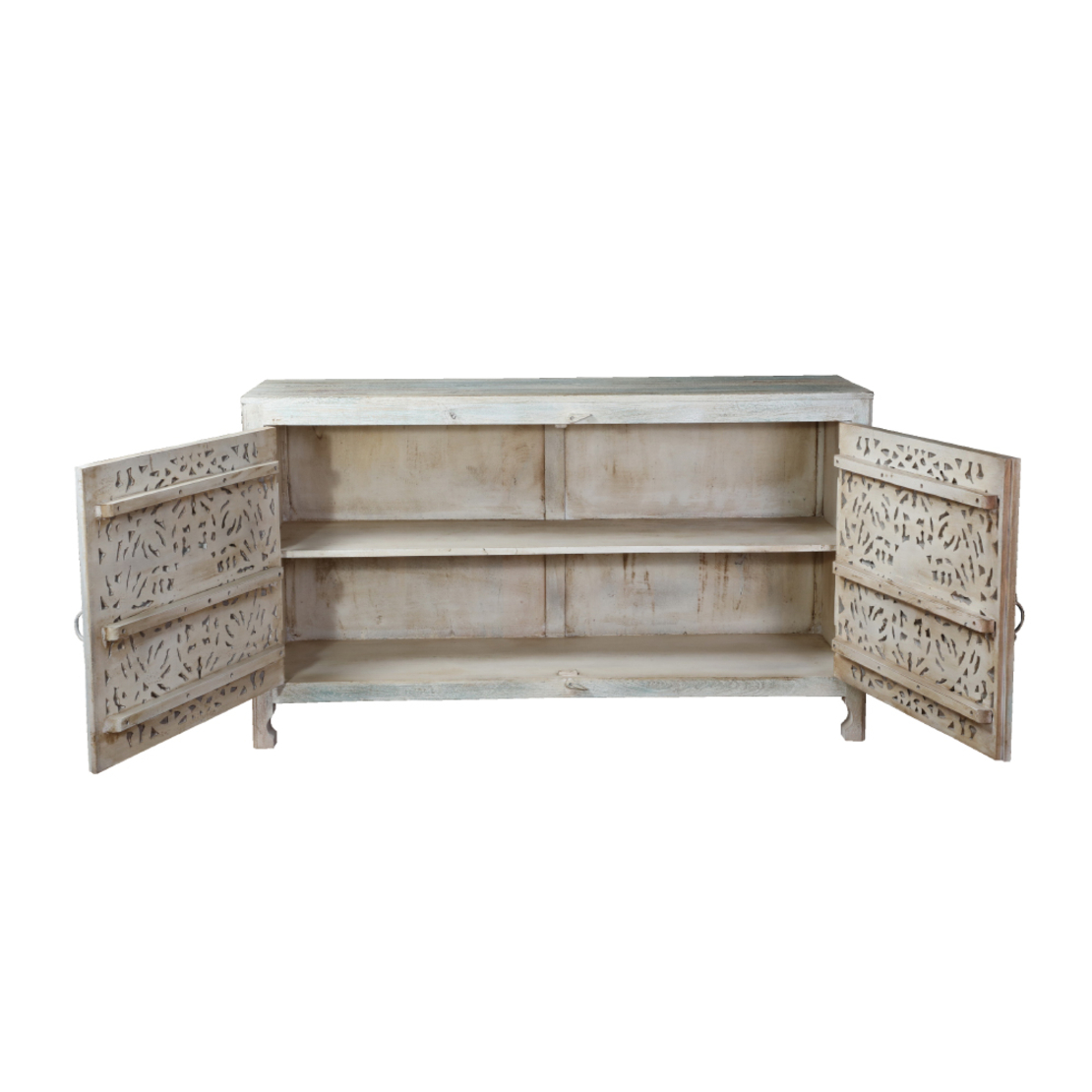 KRISNA SIDEBOARD WOOD MANGO MINT ANTIQUE WASHED 150x45xH86cm IN