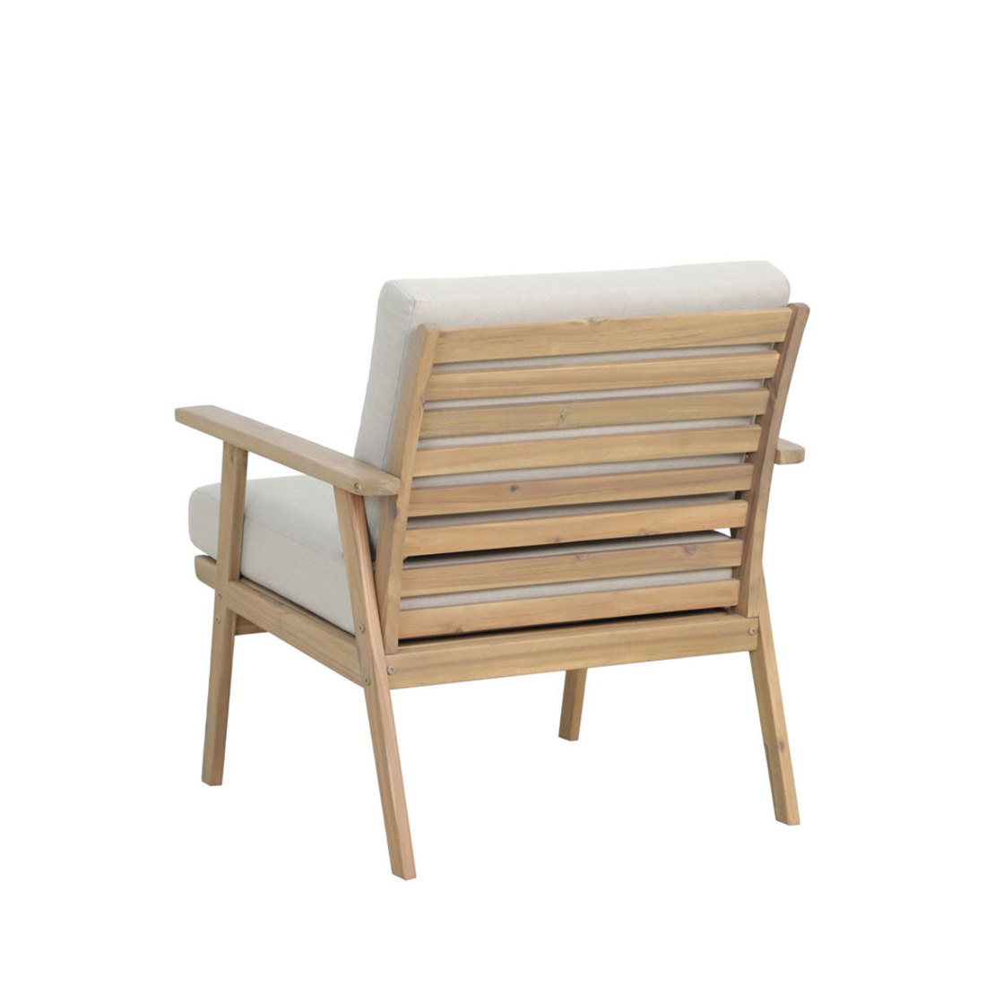 ETOILE LOUNGE SET 1+2+1 WOOD ACACIA NATURAL BEIGE