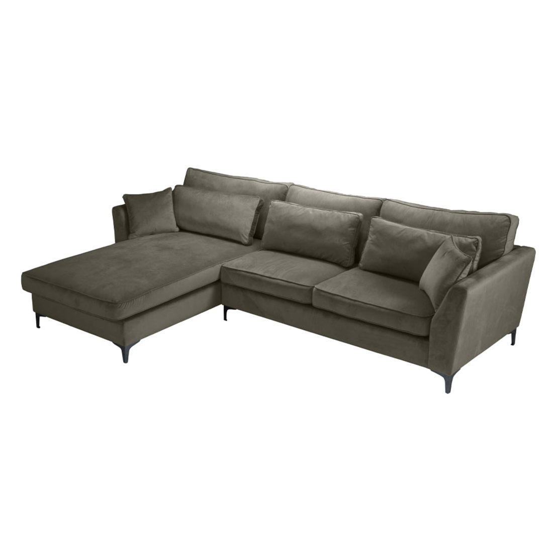 FOREVER SOFA CORNER LEFT EASY CLEAN FABRIC ELEPHANT E1 EU