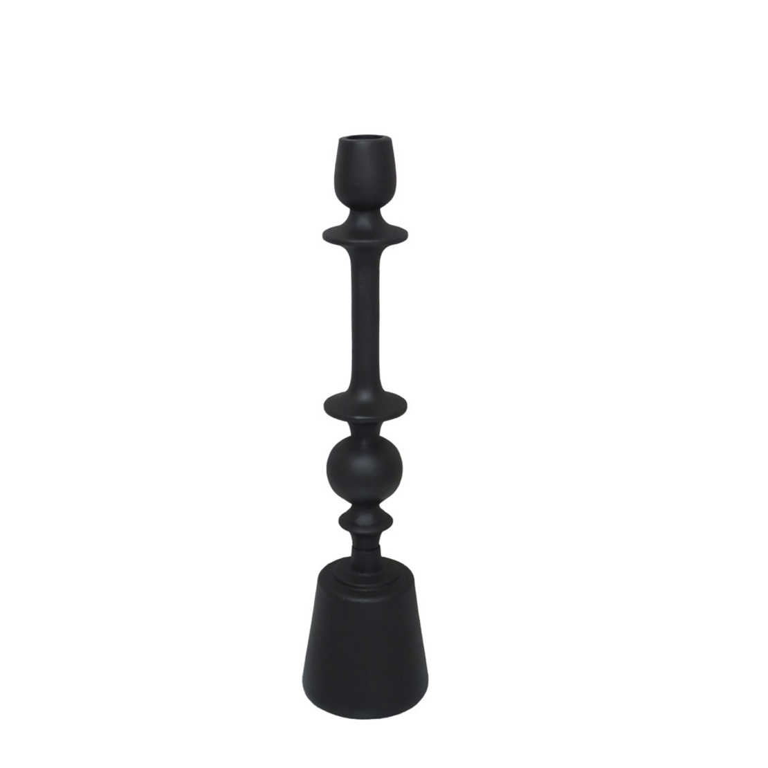 ARTIOM CANDLE HOLDER 9x9x39 ALUMINIUM BLACK