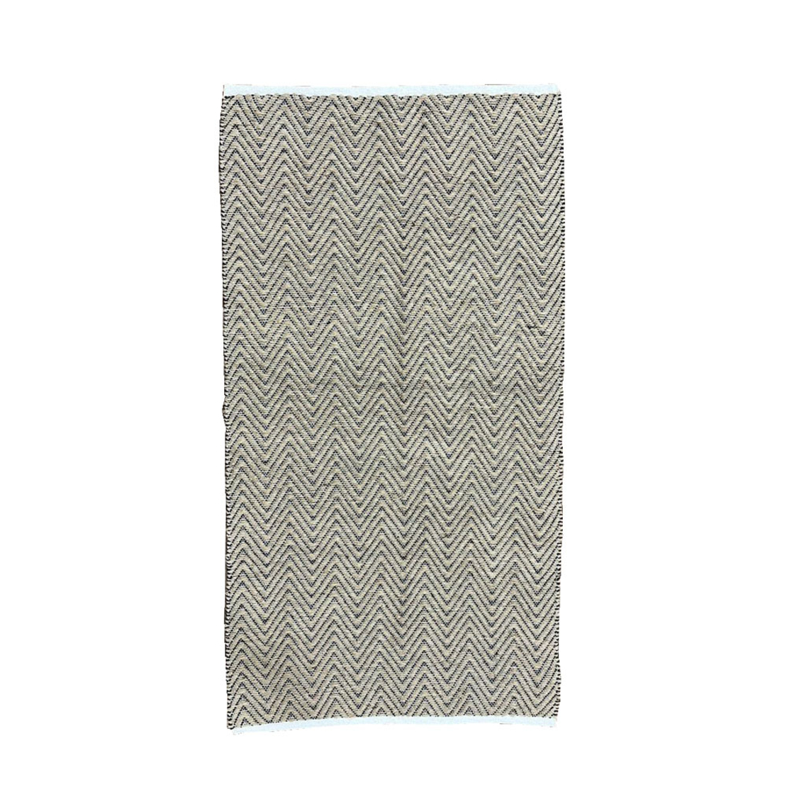 UMA CARPET BEIGE BLACK 70x140cm IN