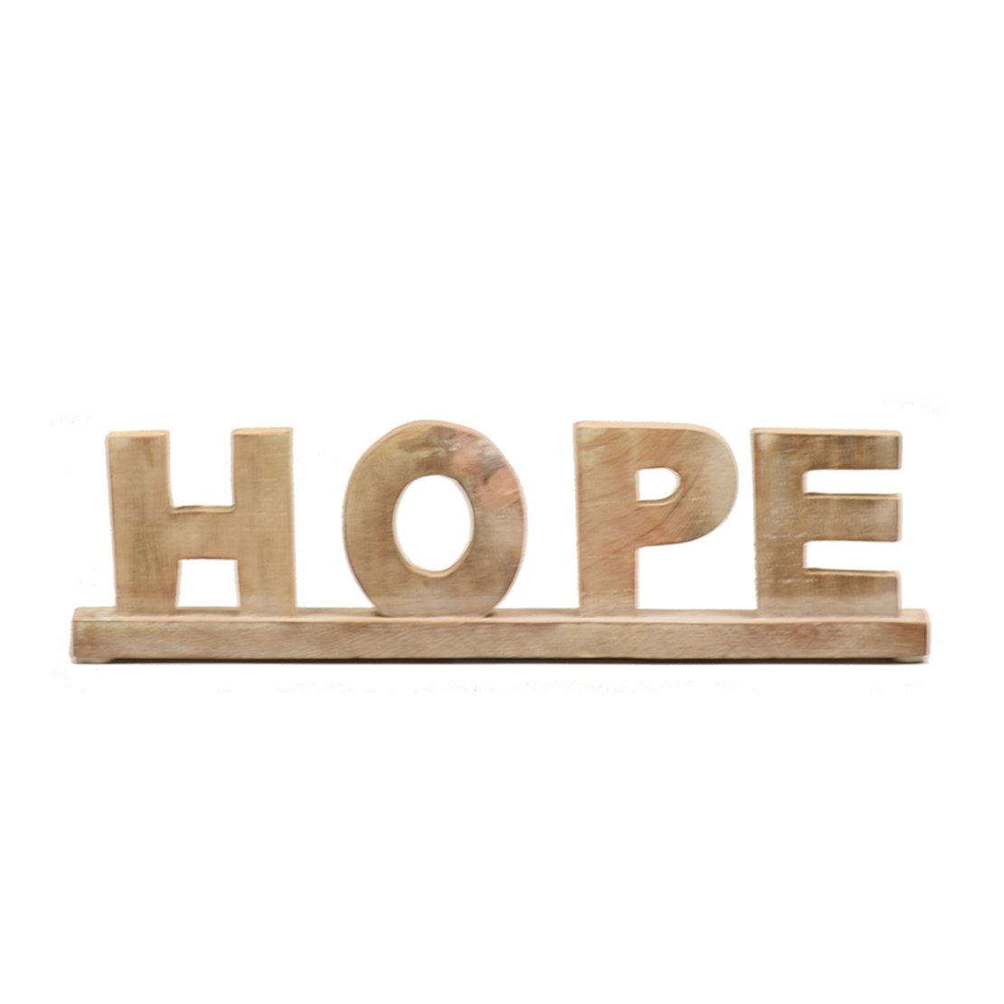 HOPE DECO WOOD MANGO NATURAL 35x4xH10cm IN