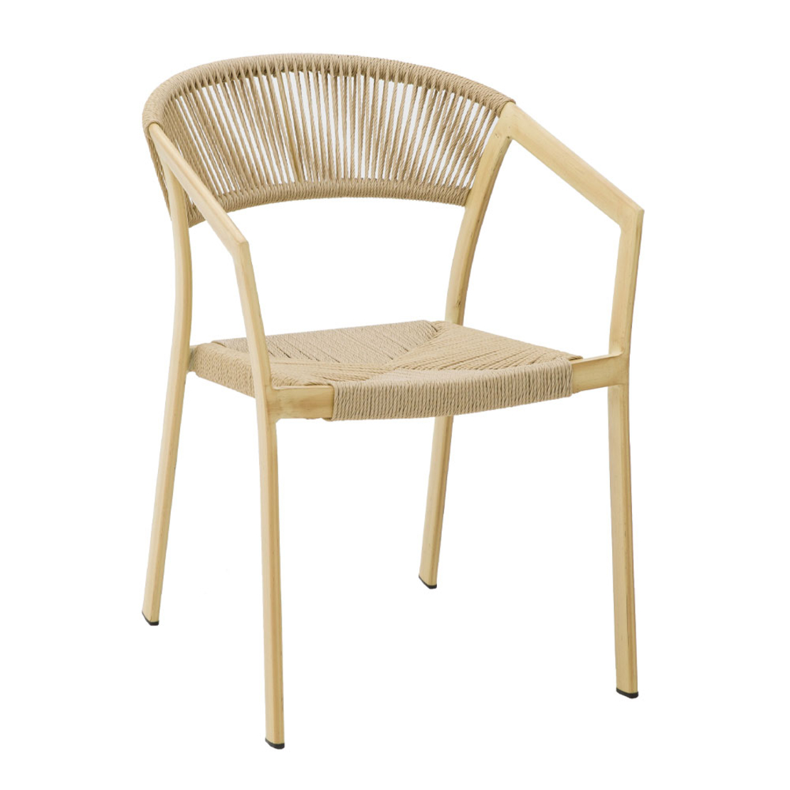 WIZARD ARMCHAIR ALUMINIUM NATURAL 56x59,5xH80cm PRC
