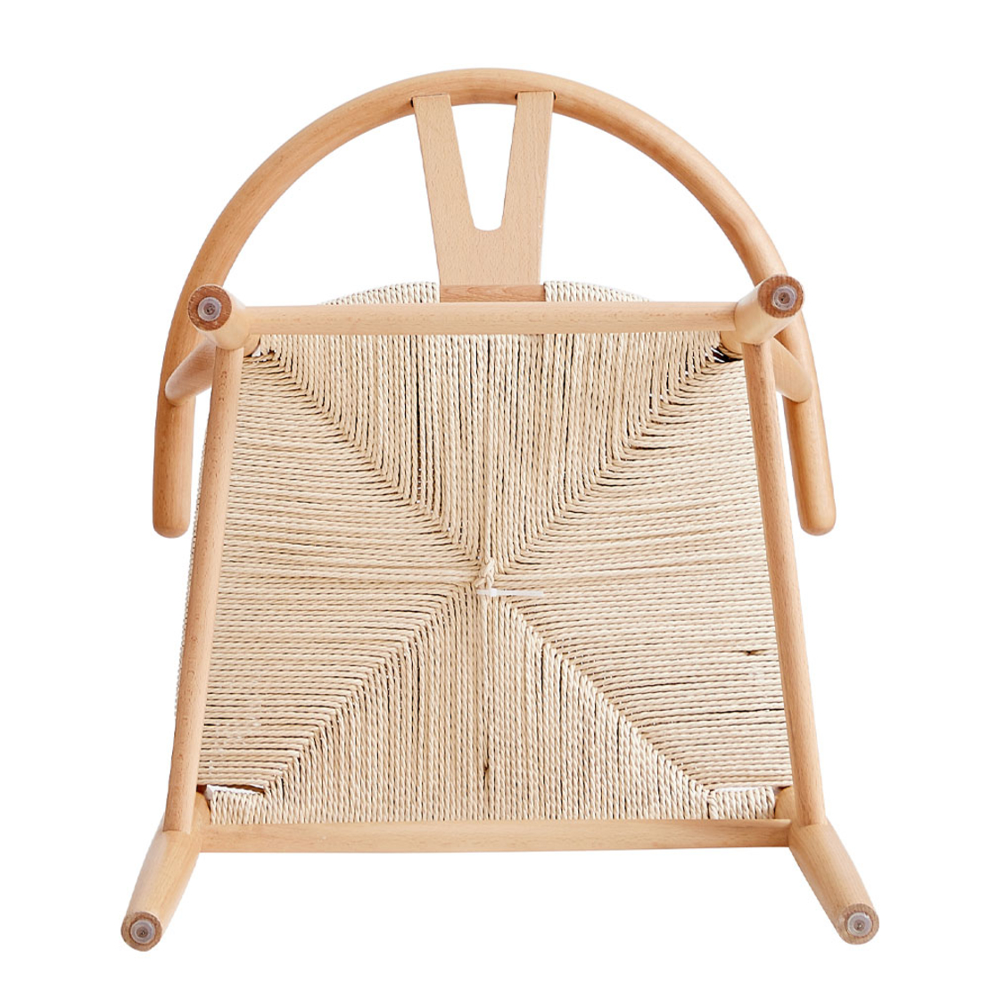 BONE CHAIR WOOD ΒΕΕCH NATURAL ROPE PRC
