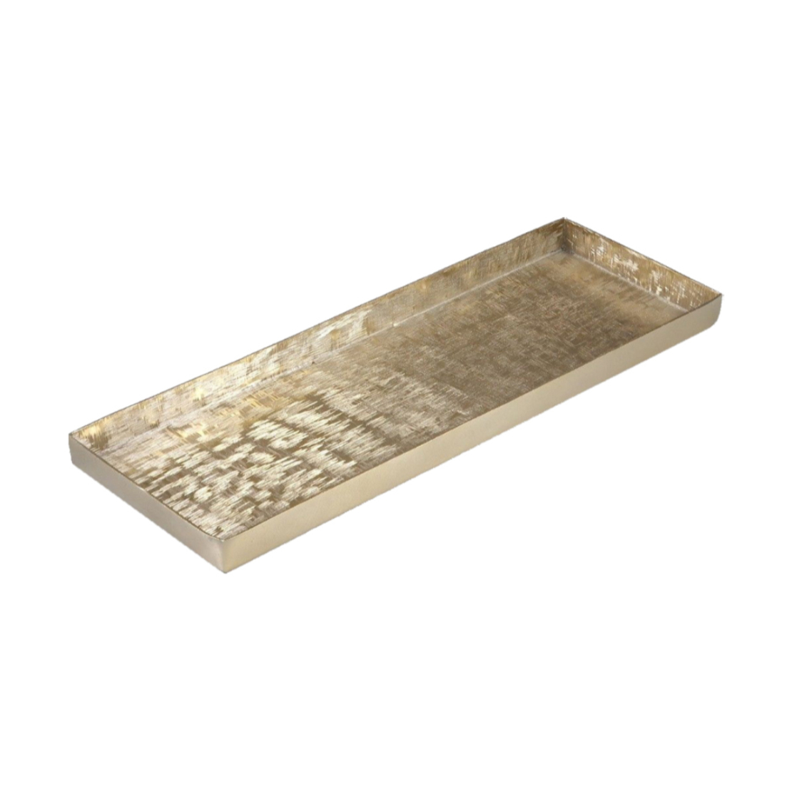 ORLY TRAY ALUMINIUM CHAMPAGNE 52x20xH3cm IN