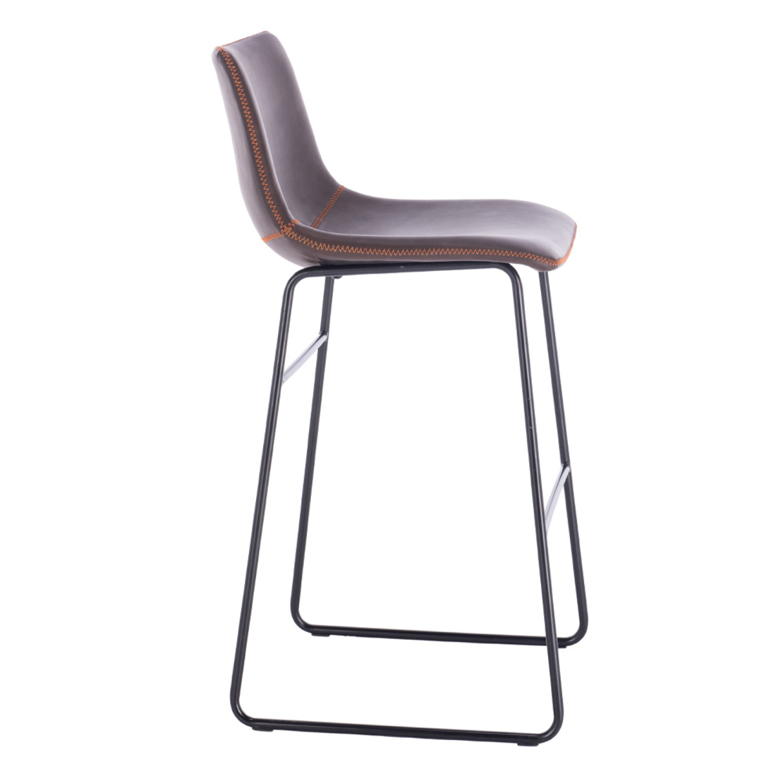 NUEVO XL STOOL BAR FABRIC BROWN ANTIQUE WASHED BLA