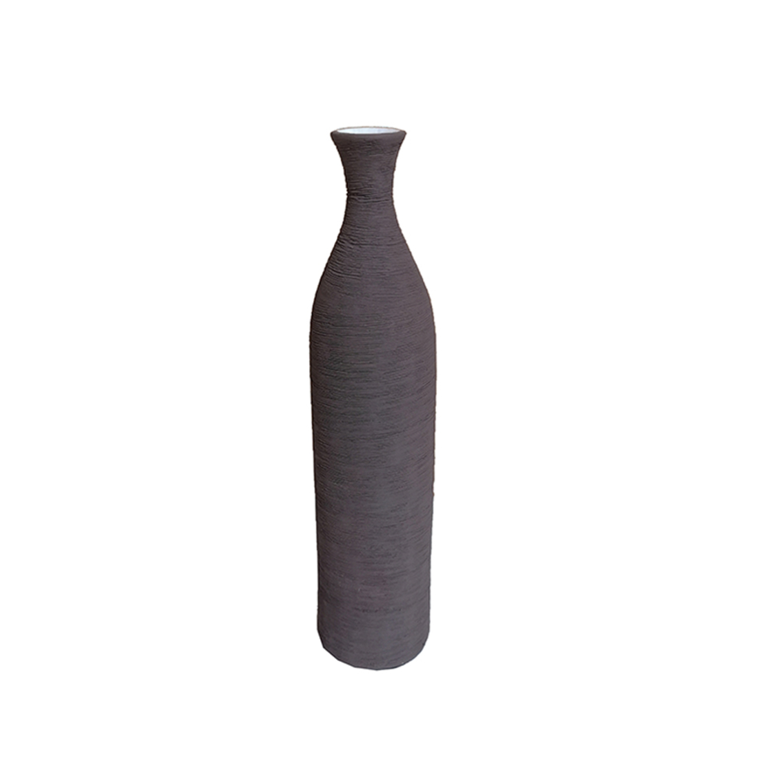 LINE VASE CERAMIC PURPLE D8xH34cm PRC