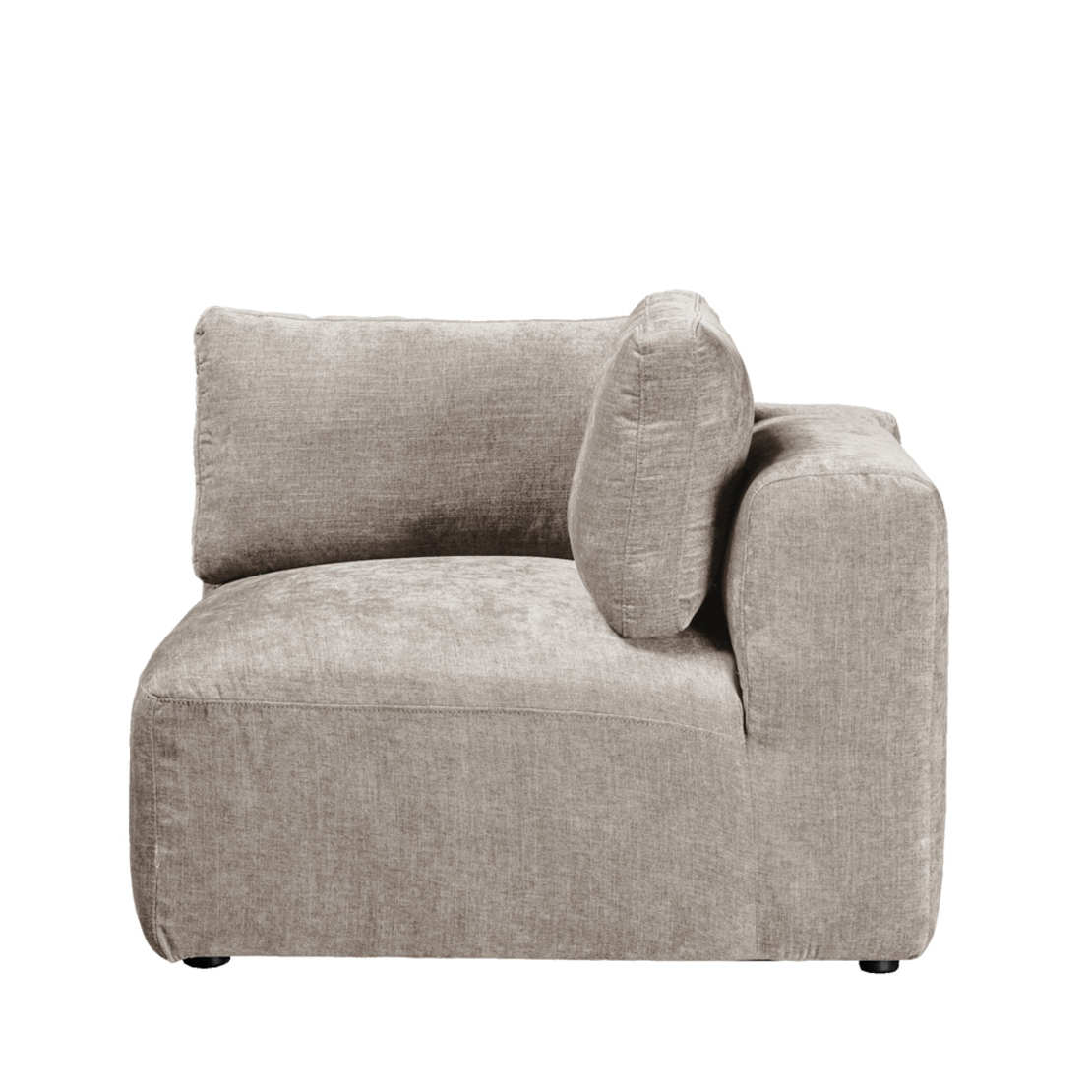 BOX ARMCHAIR WITH ARM REVERSABLE EASY CLEAN FABRIC BEIGE E1 EU