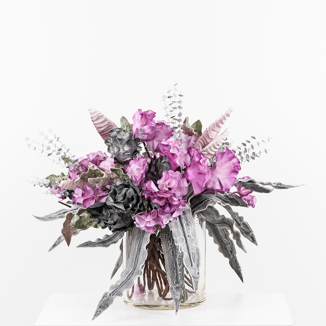 ACAMPE ARTIFICIAL FLOWER EVA FOAM GREY H100cm PRC