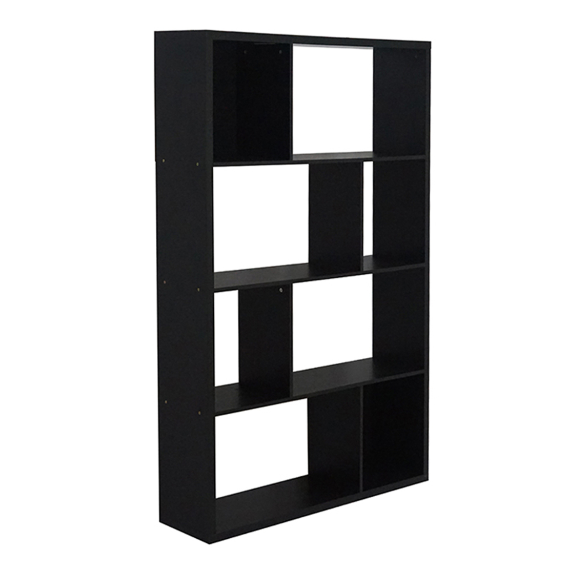 DOMINO BOOKCASE HONEYCOMB BLACK OAK 120x29xH180cm E1 PRC