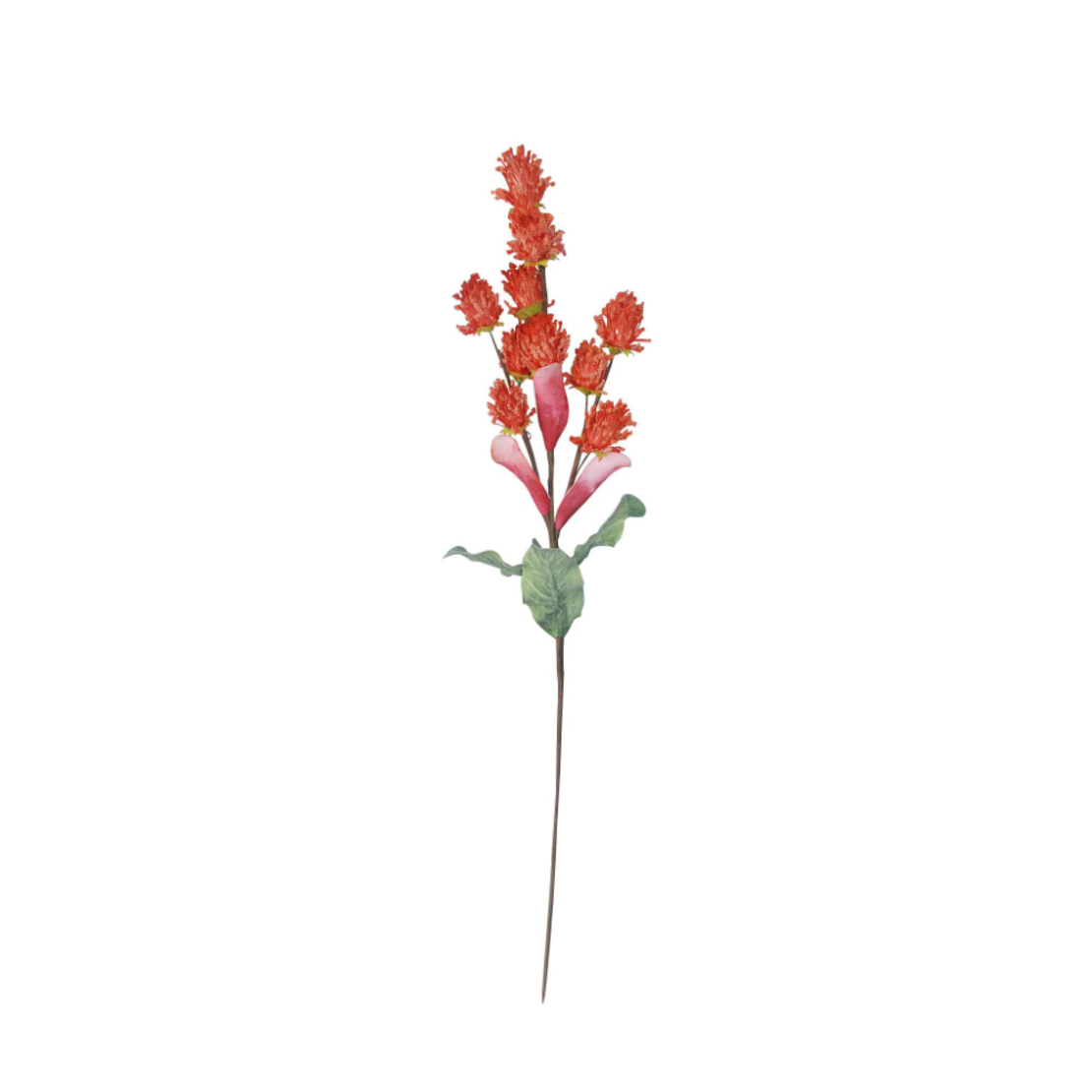 SANTARA 3 ARTIFICIAL FLOWER EVA FOAM ORANGE H90cm