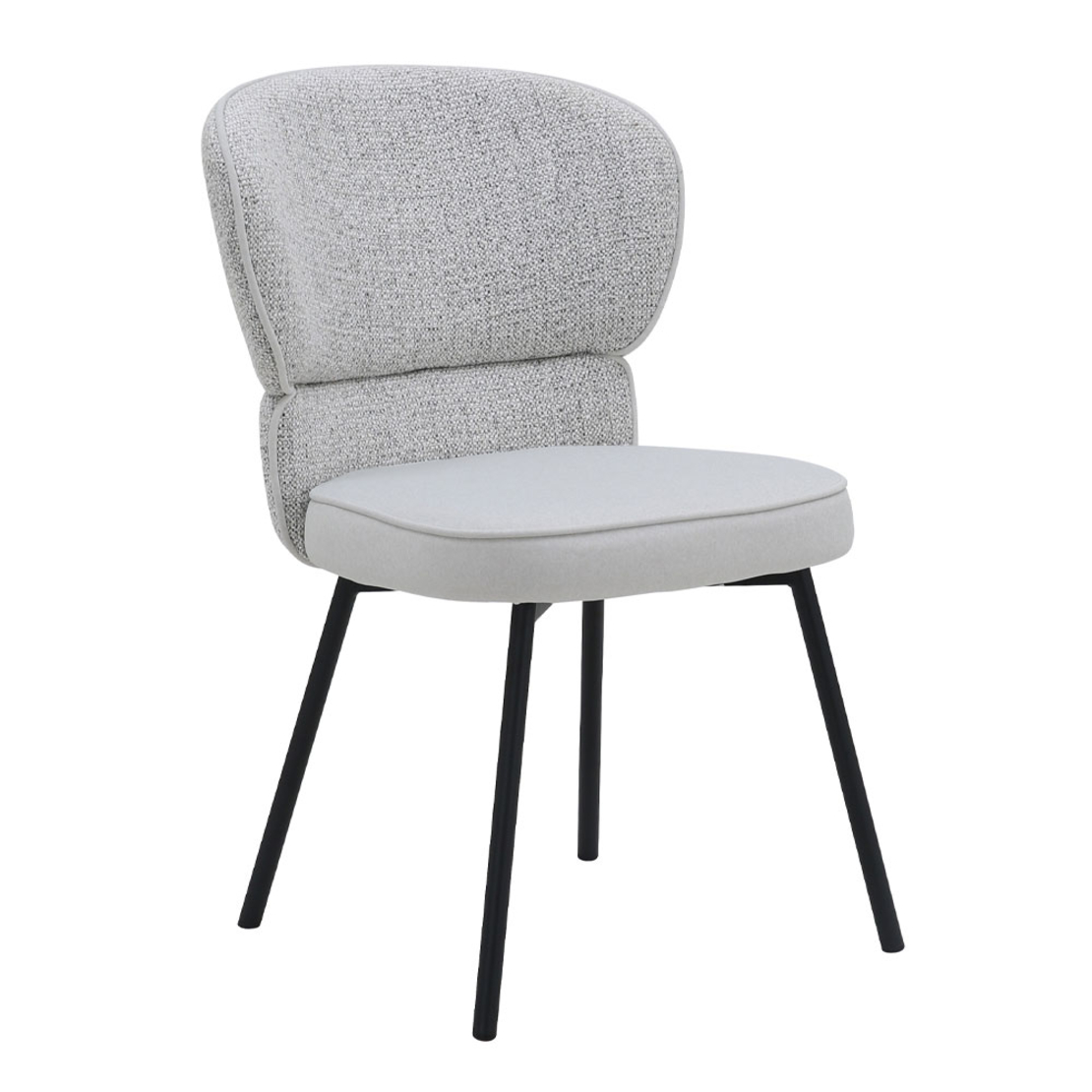 SAHARA CHAIR FABRIC BEIGE METAL BLACK E1 PRC