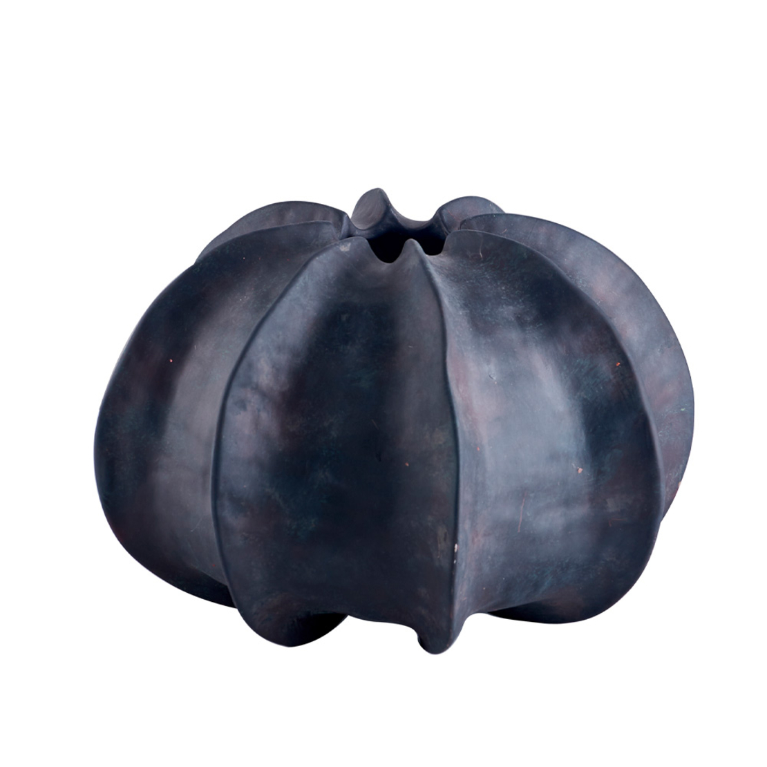 THALIS VASE CERAMIC BLACK 30x30xH22cm PRC