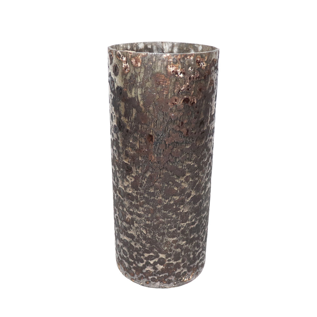 BULLES VASE GLASS GOLD BRONZE D13xH30cm IN
