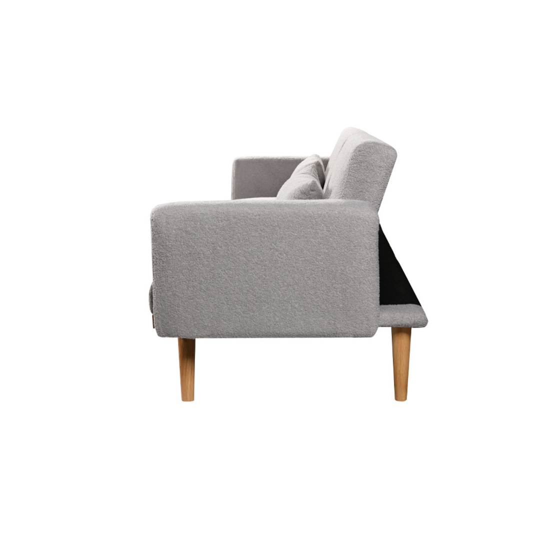 PANTA SOFA BED 3SEAT FABRIC GREY LIGHT E1 PRC