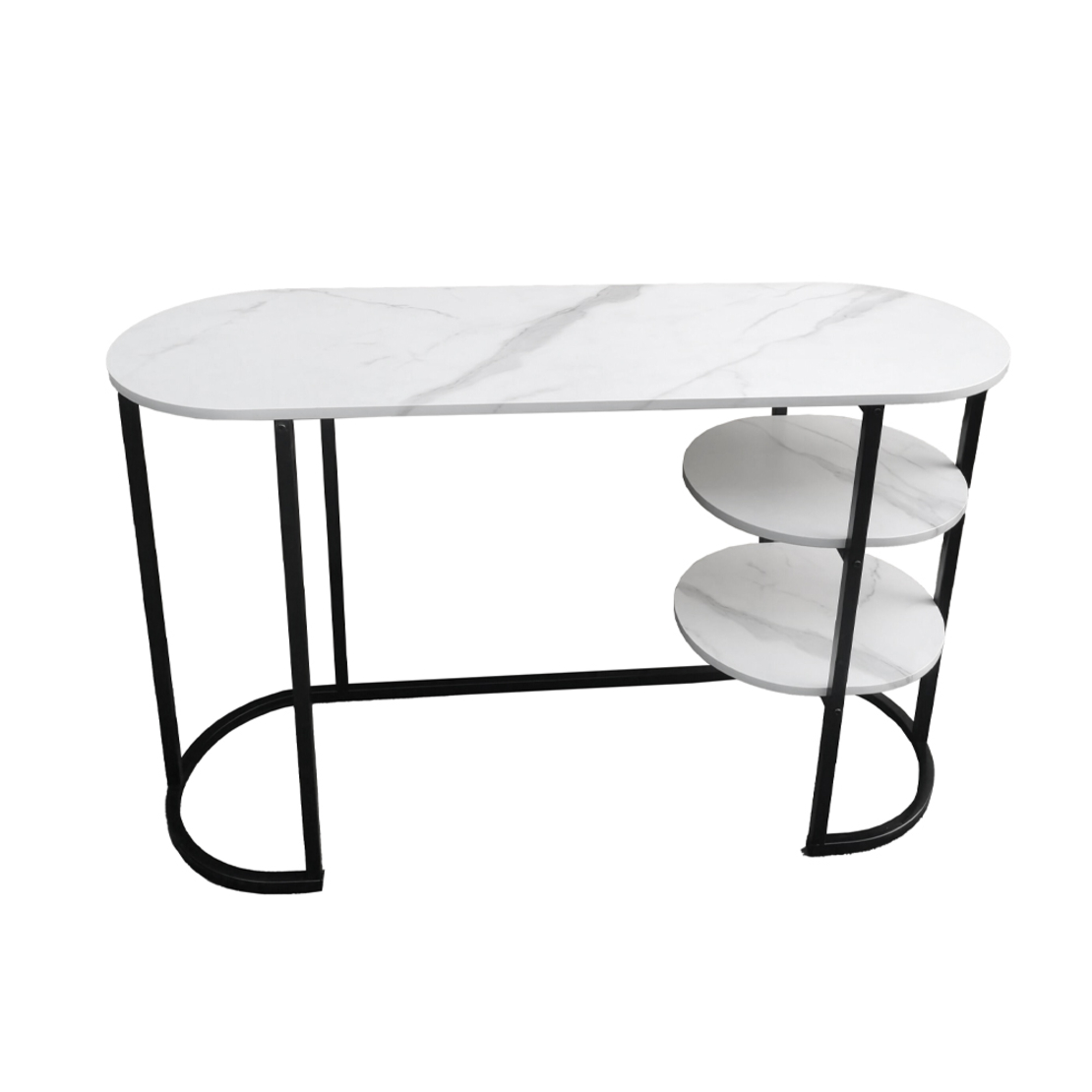 GUSTO CONSOLE DESK MDF WITH PAPER VENEER WHITE WIT