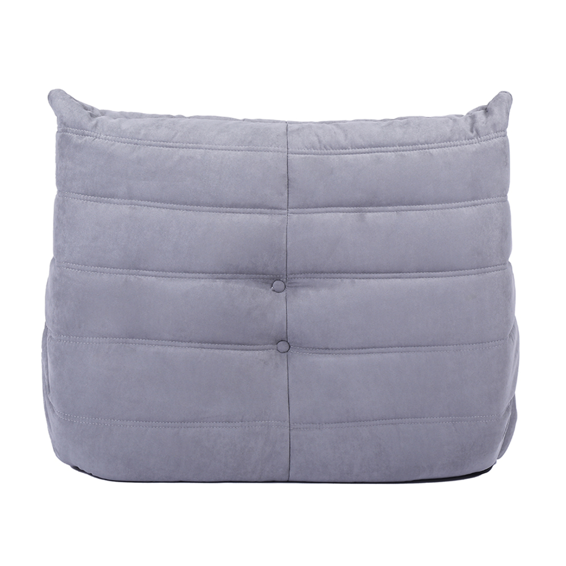 COMODO POUF FABRIC GREY LIGHT FOAM E1 PRC