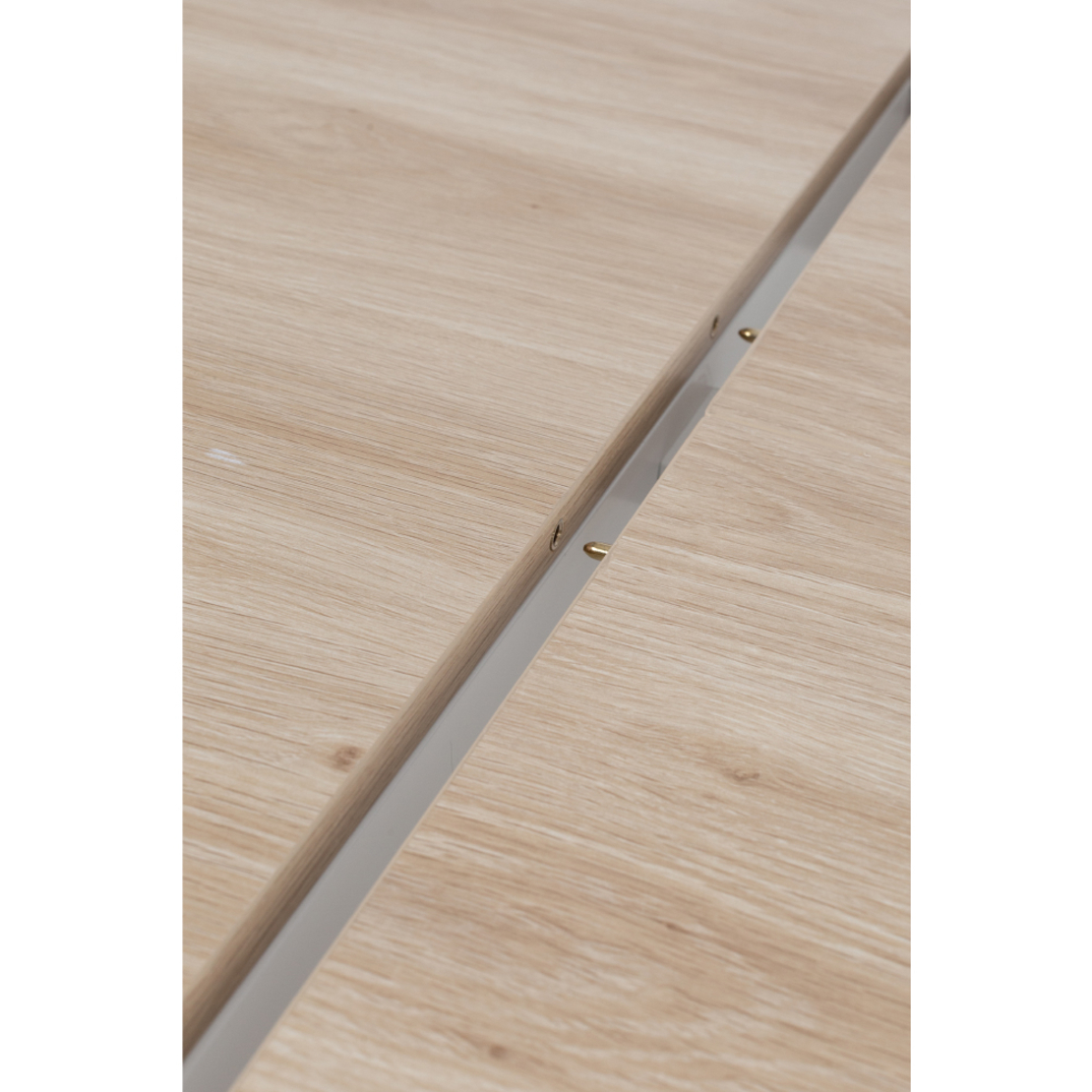 COTTAGE TABLE EXTENDABLE MELAMINE WHITE NATURAL E1 PRC