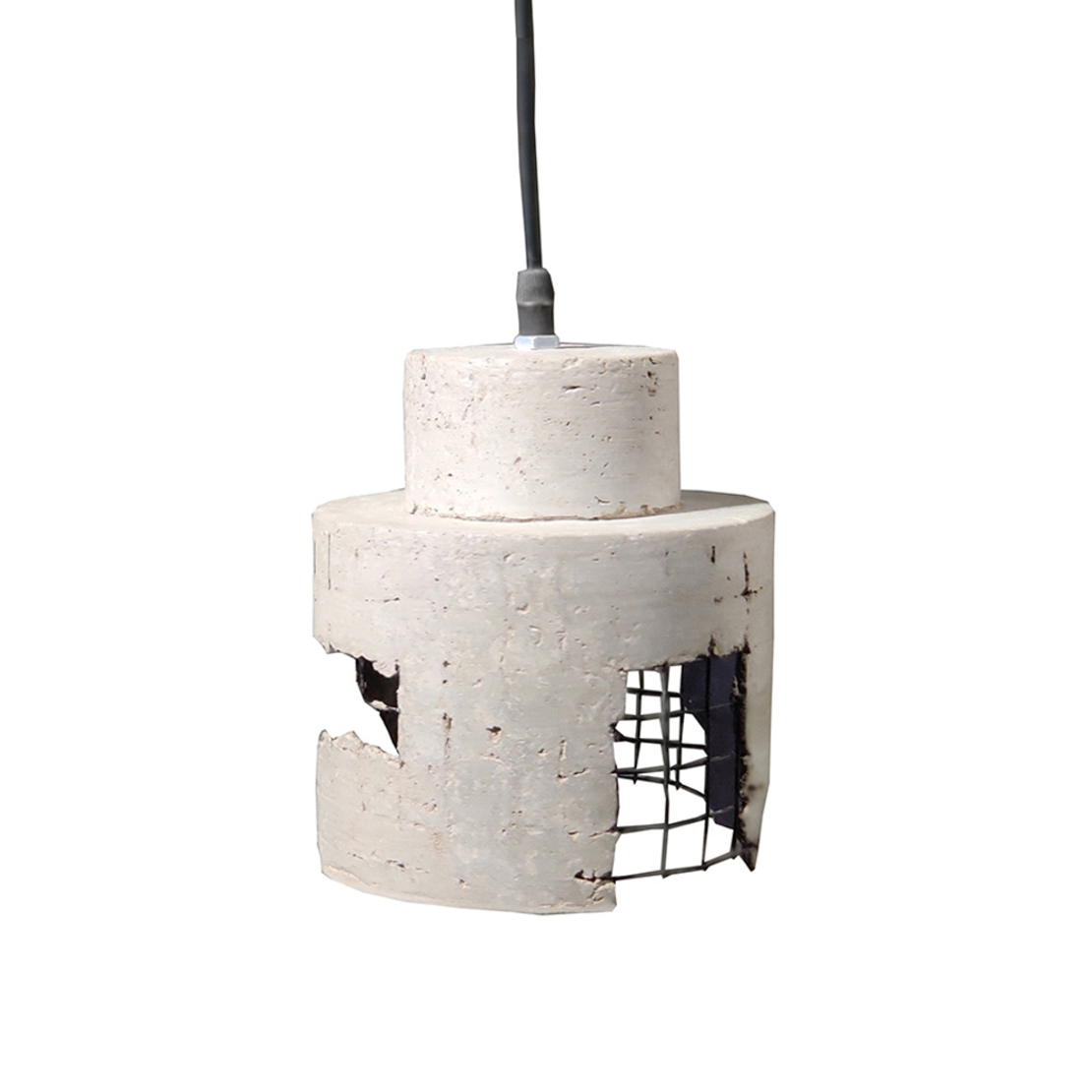 GRID 4 LAMP PENDANT CONCRETE METAL D16xH16cm IN