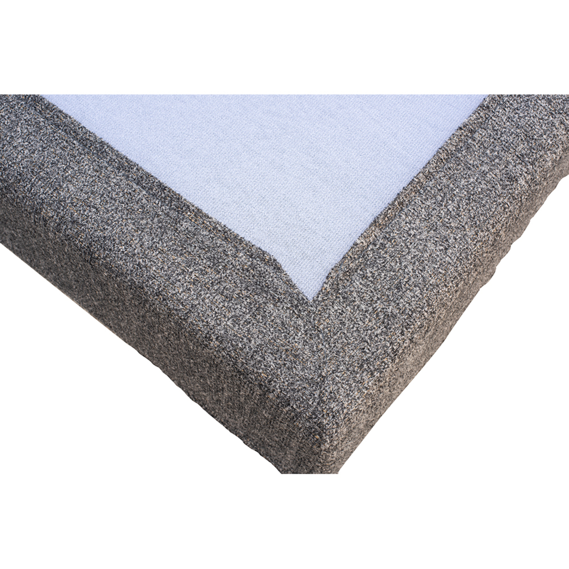 MOUSSE HEADBOARD AND BASE FABRIC WOOD PINE ANTHRACITE CHIPBOARD E1 GR