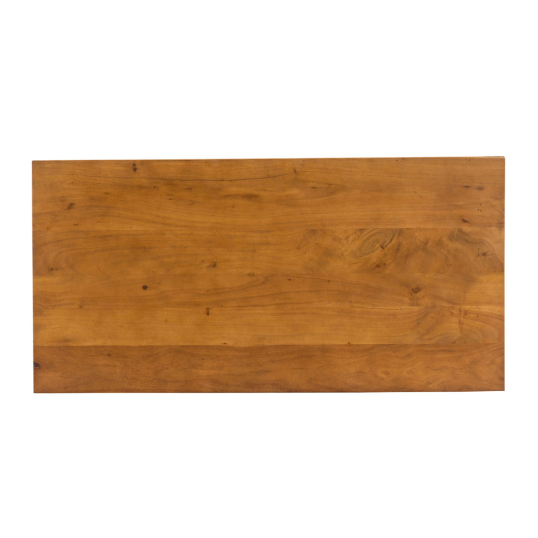 WIRE COFFEE TABLE WOOD ACACIA WALNUT METAL BLACK 120x60xH40cm IN