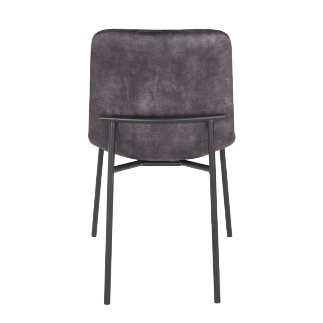 BRICK CHAIR FABRIC GREY METAL BLACK E1 PRC