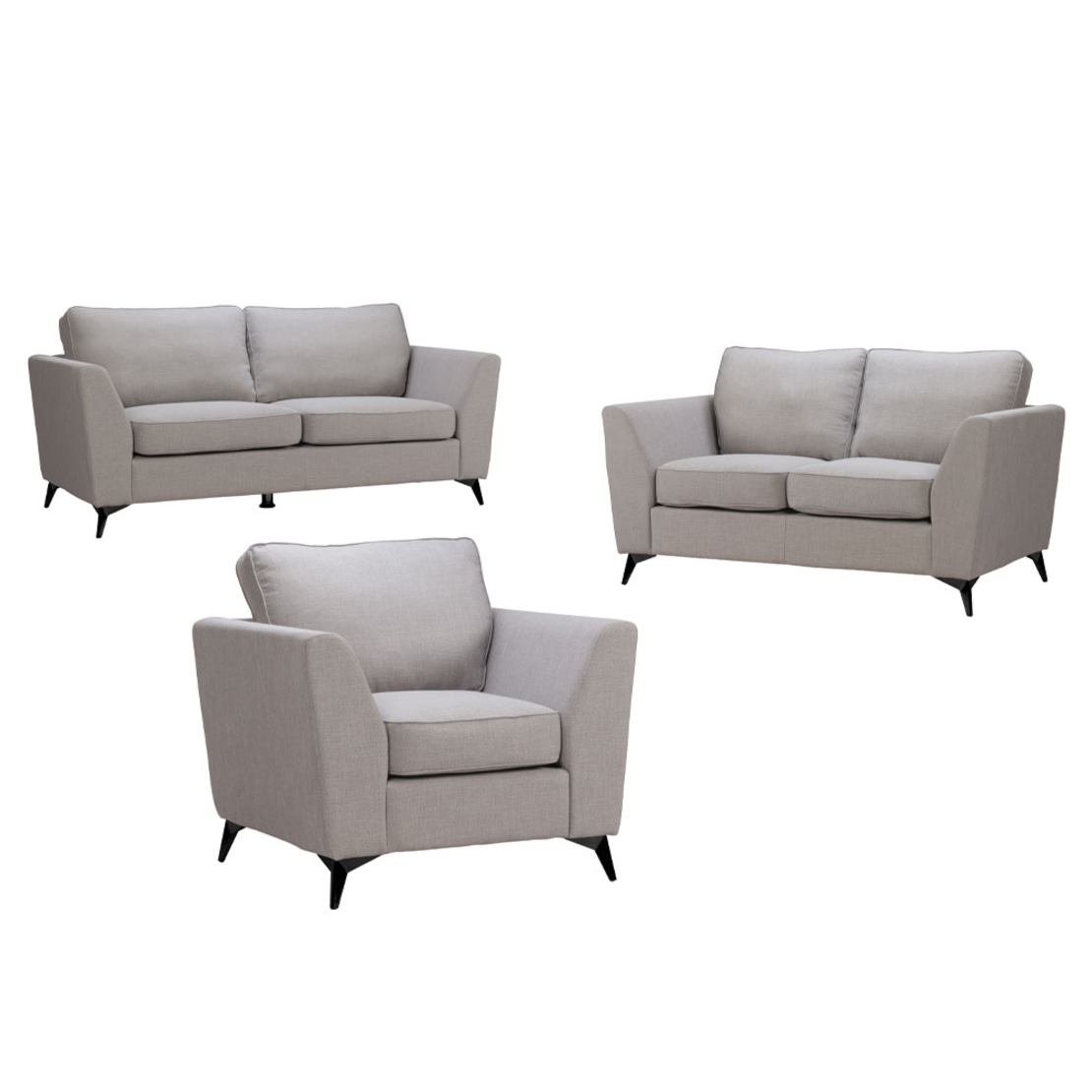 BOEL ARMCHAIR EASY CLEAN FABRIC GREY E1 EU