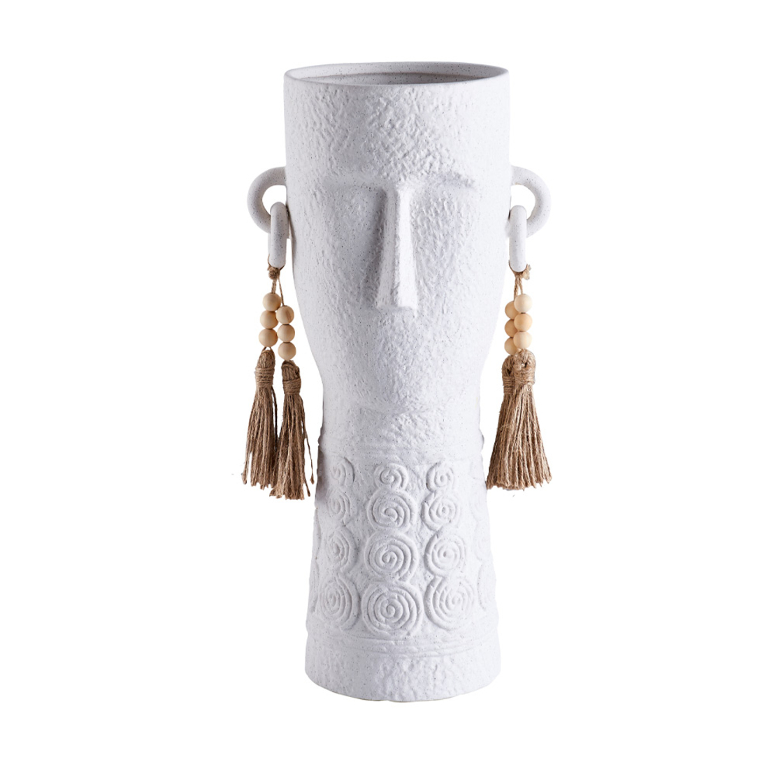 ERIS VASE CERAMIC WHITE 25x19xH50cm PRC