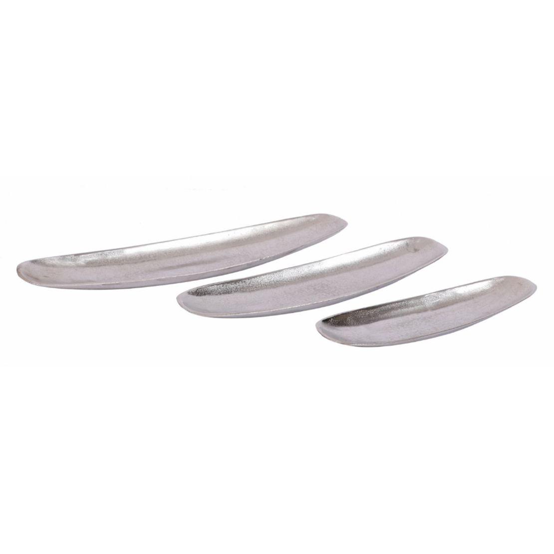 RICUS BOWL ALUMINIUM SILVER 44x13xH4cm IN
