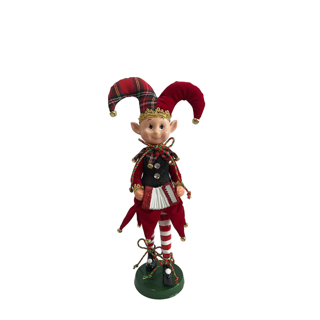 XMAS HOB BAEL 45 ELF RED GREEN GOLD H45cm PRC
