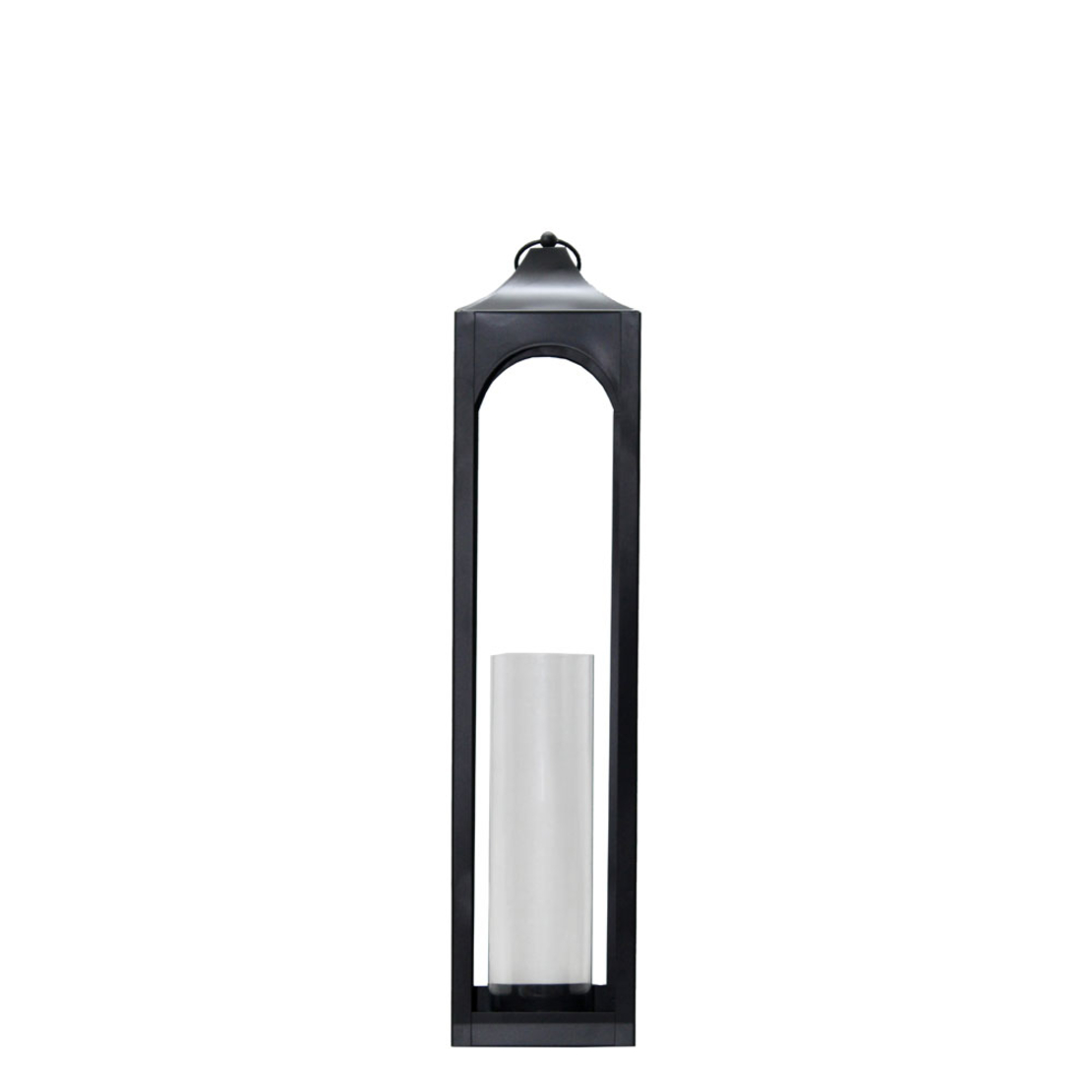 RAY LANTERN BLACK 17x17xH75cm IN