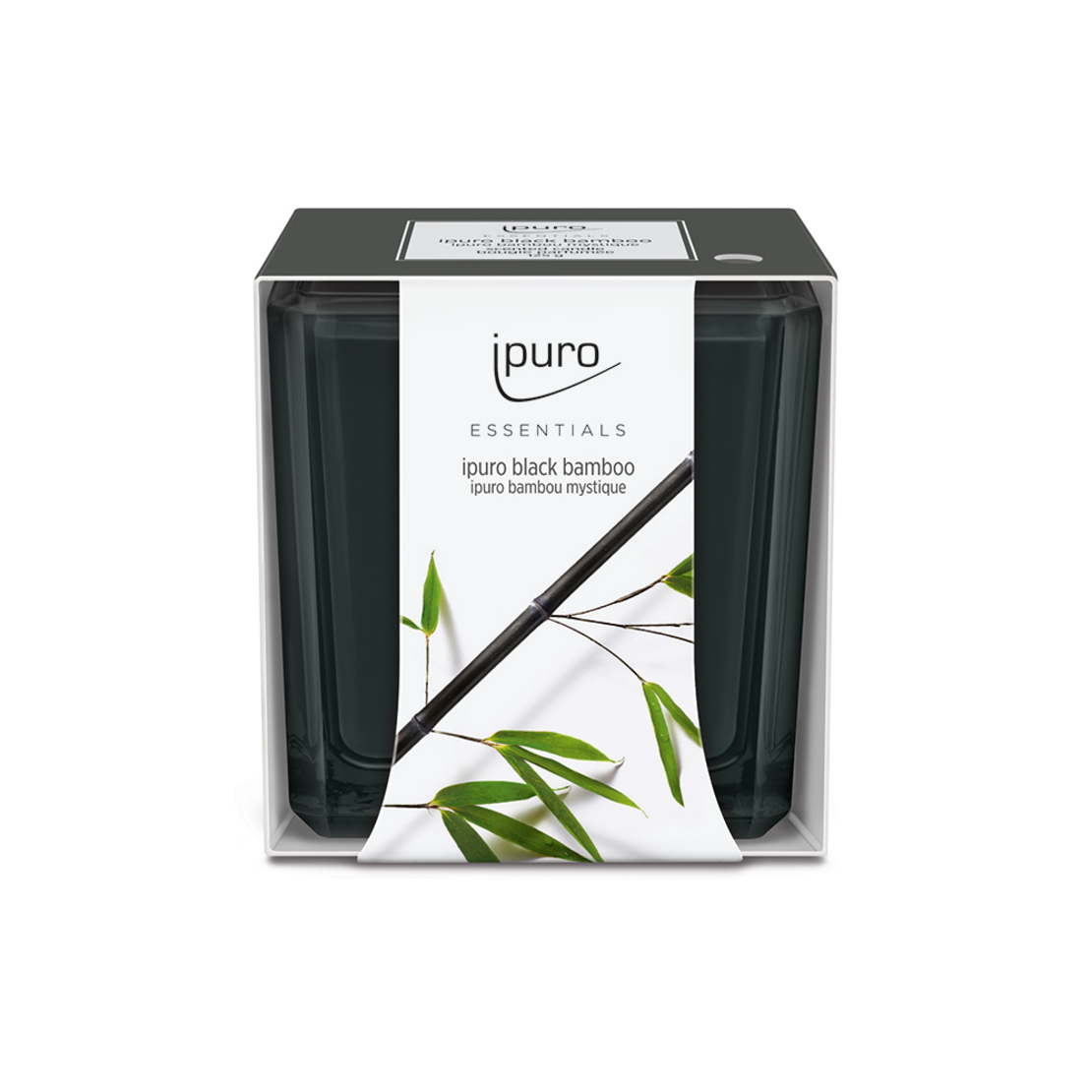 IPURO ESSENTIALS BLACK BAMBOO CANDLE 125gr