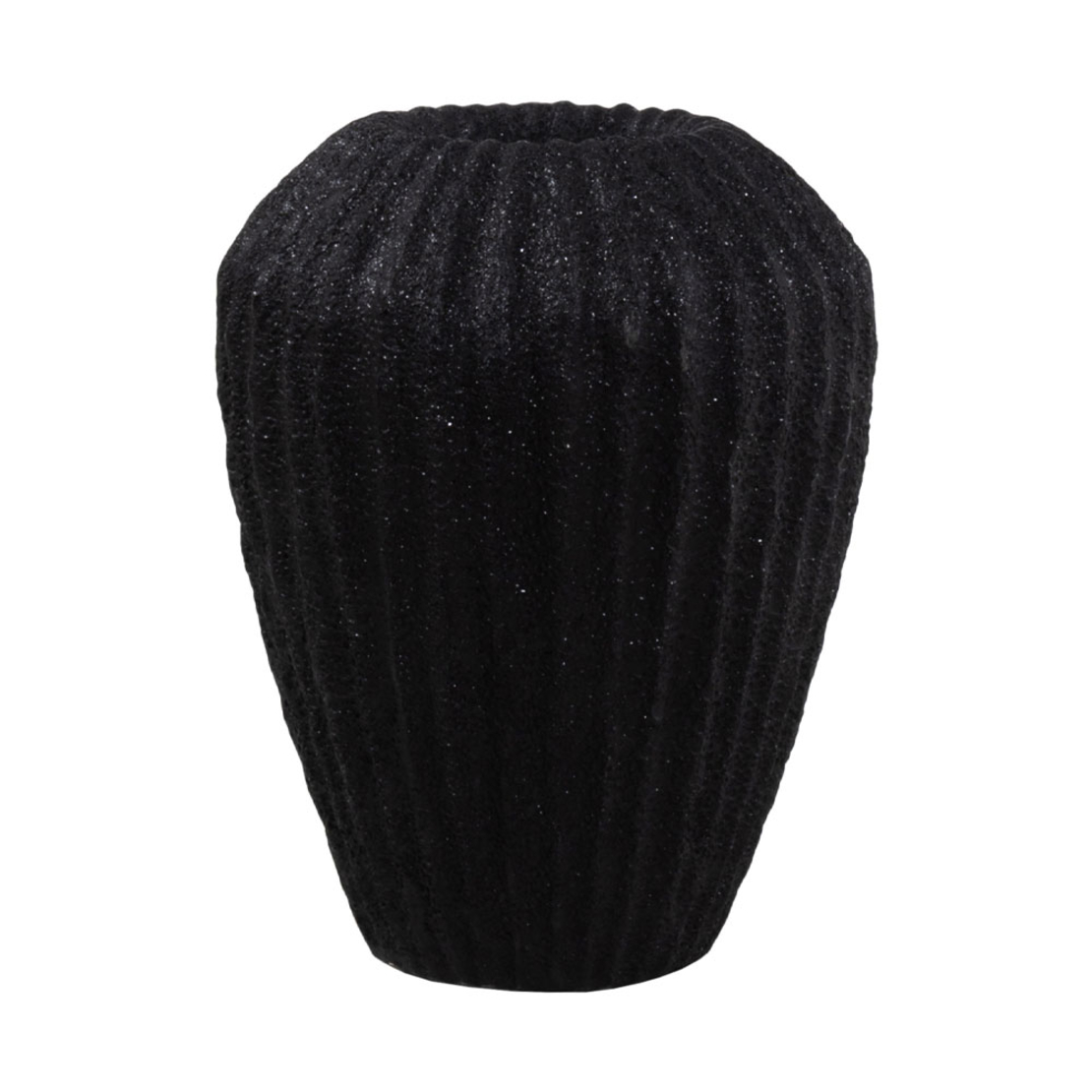 RAMBLER VASE ARTIFICIAL STONE BLACK 29x29xH36cm PR