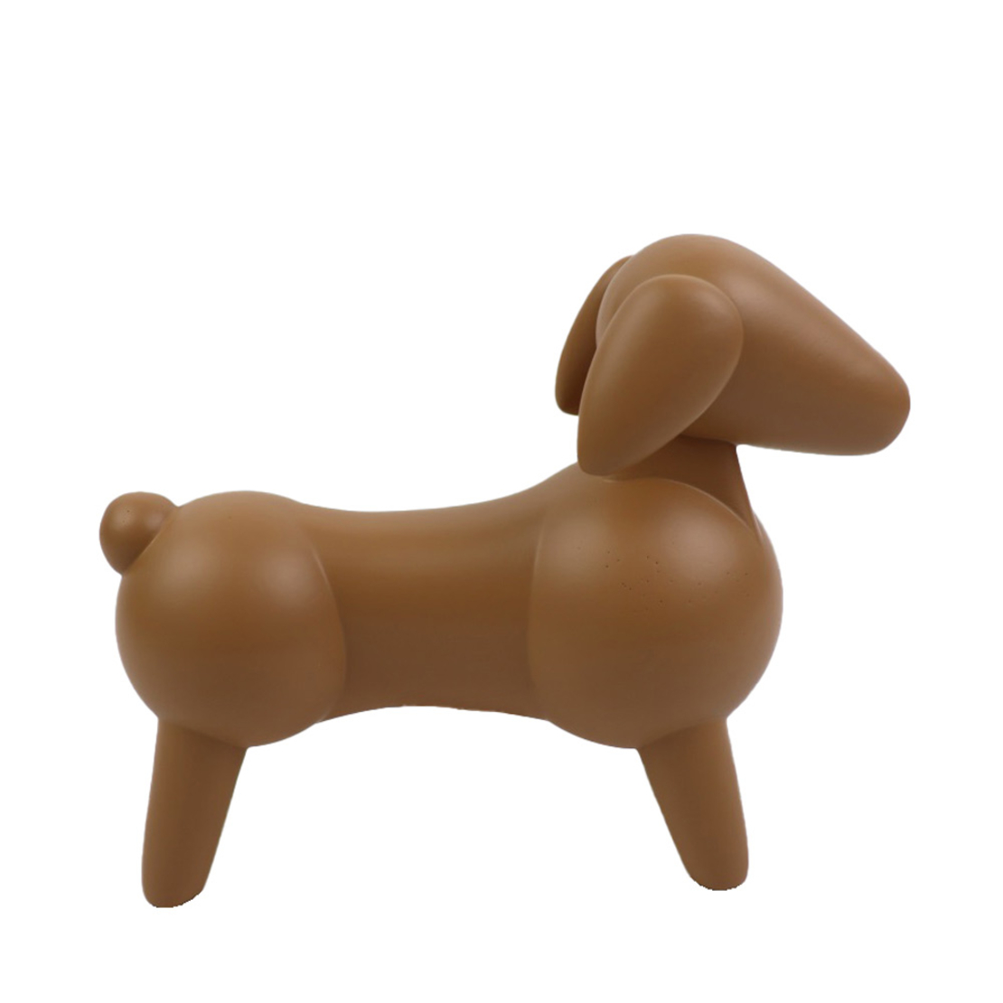 IVOR DECO DOG POLYRESIN TERRACOTTA 15x5,5xH12cm PR