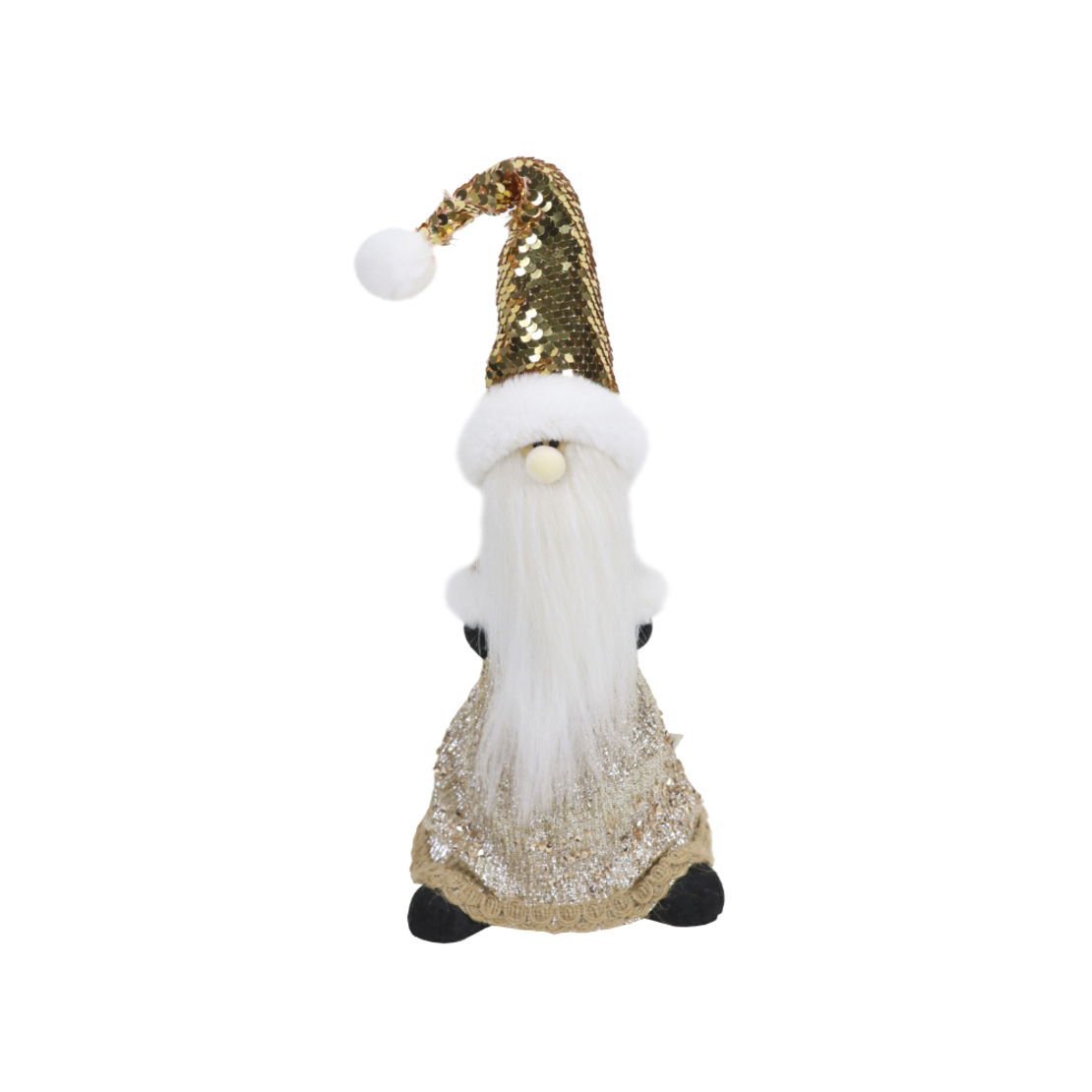 XMAS SANTA BLOOM GOLD 2 POLYFOAM WHITE GOLD 15x14x