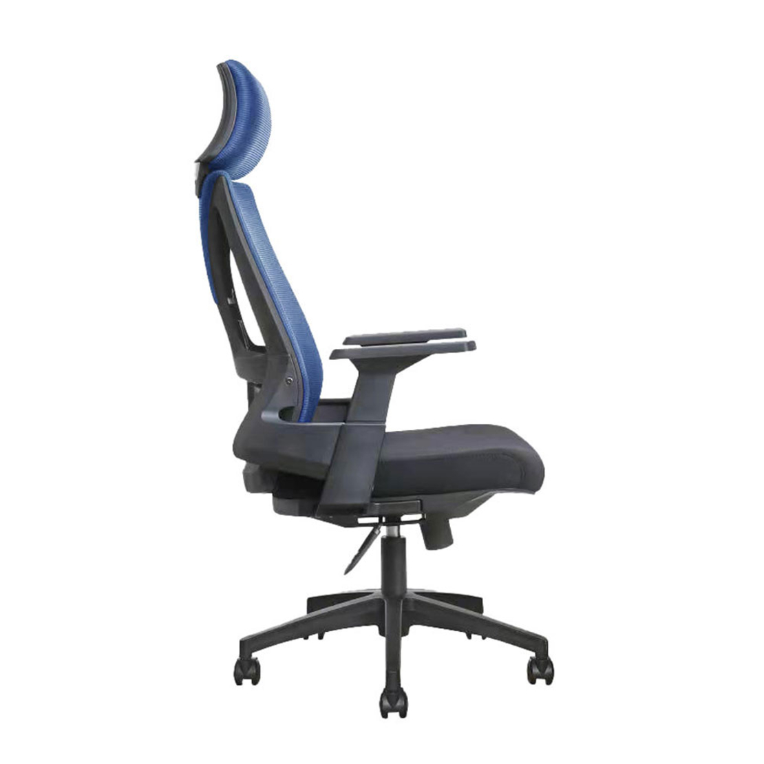 TIE CHAIR DESK FABRIC BLUE BLACK 66x64xH130cm E1 PRC