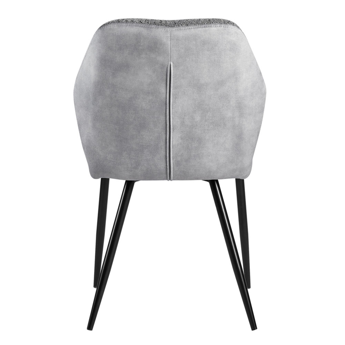 KITE CHAIR FABRIC GREY METAL BLACK E1 PRC