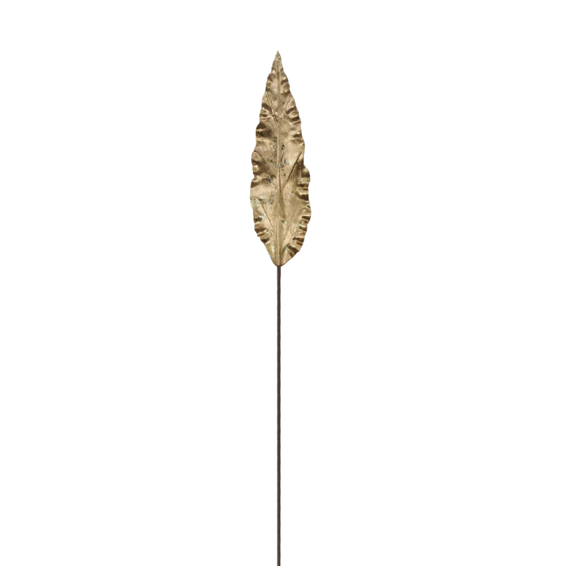 XMAS SIEBOL LEAF FOAM GOLD H127cm PRC