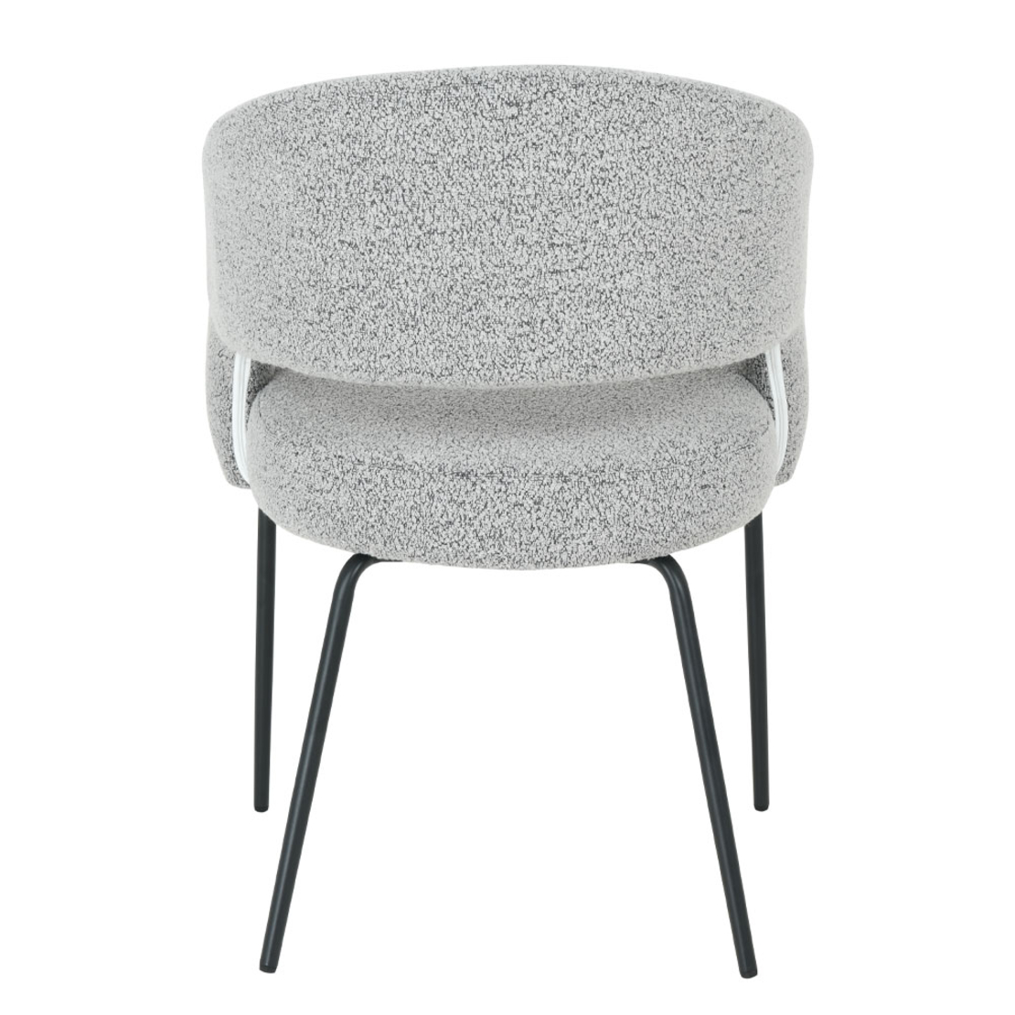 ABRAZO CHAIR ARMCHAIR FABRIC GREY LIGHT METAL BLACK E1 PRC