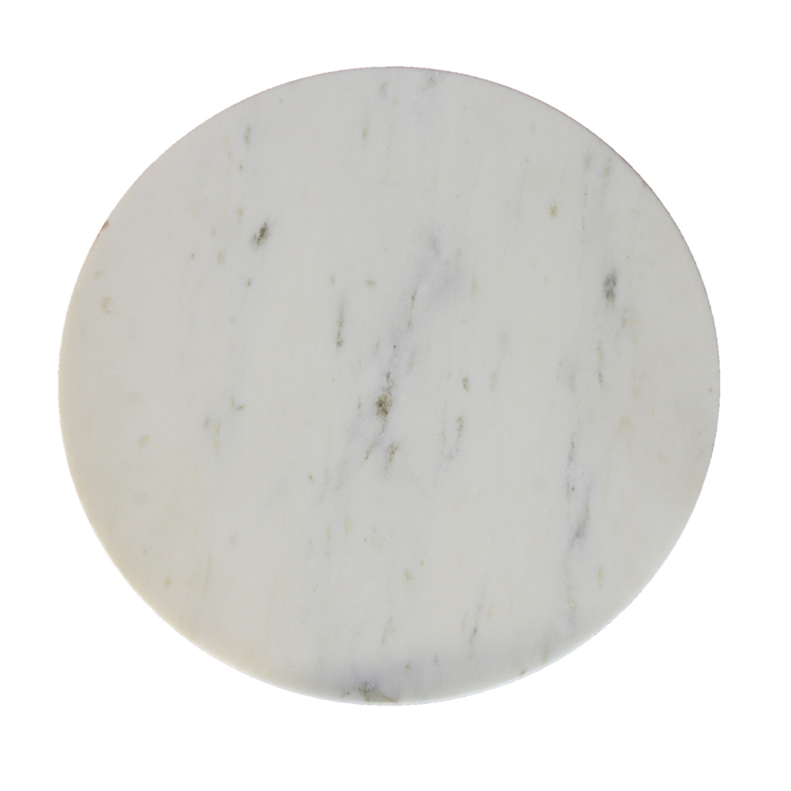 SAVOA SIDE TABLE MARBLE WHITE WOOD ACACIA WALNUT 45x45xH45cm IN